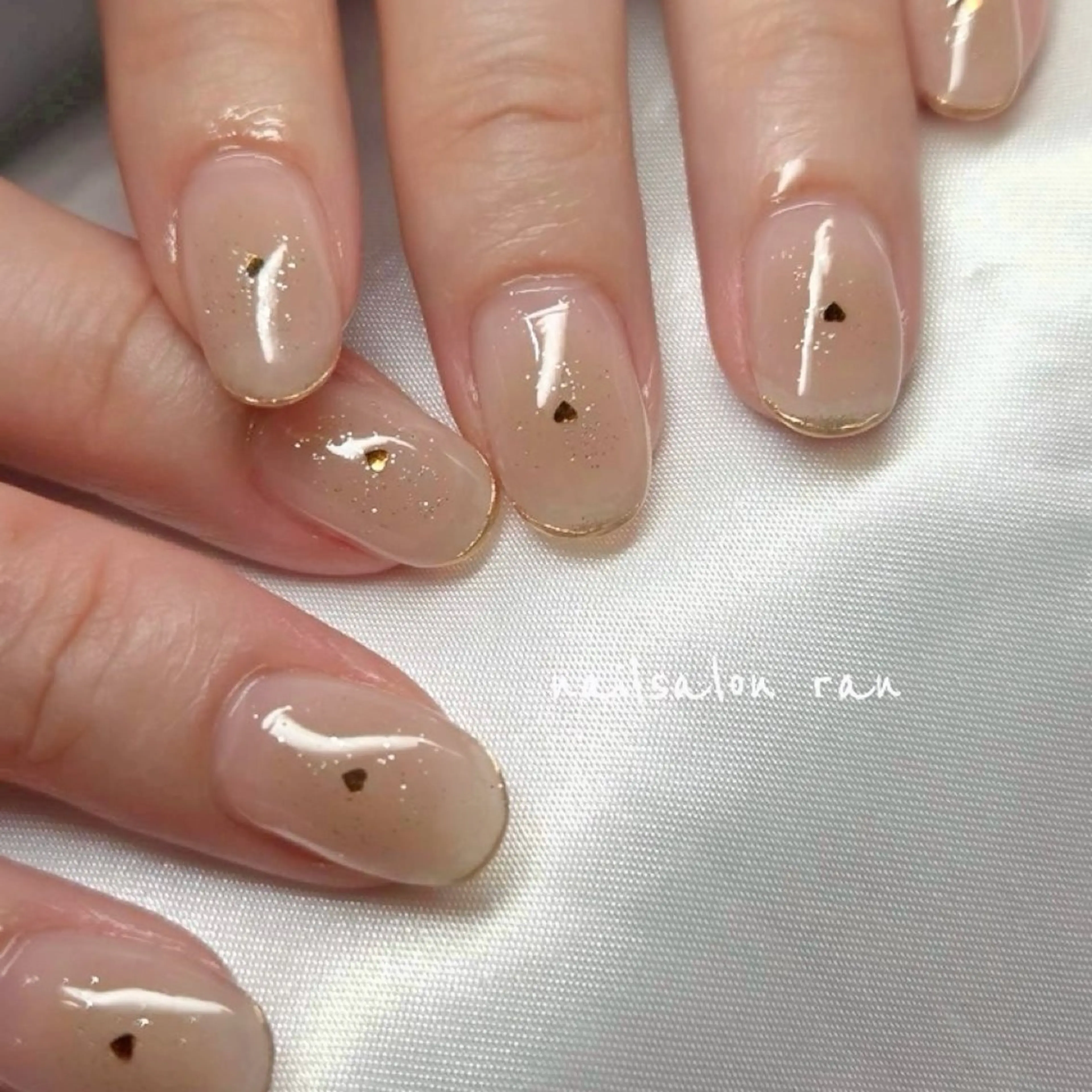 ネイル チークネイル nailsalon ranのネイルデザイン
