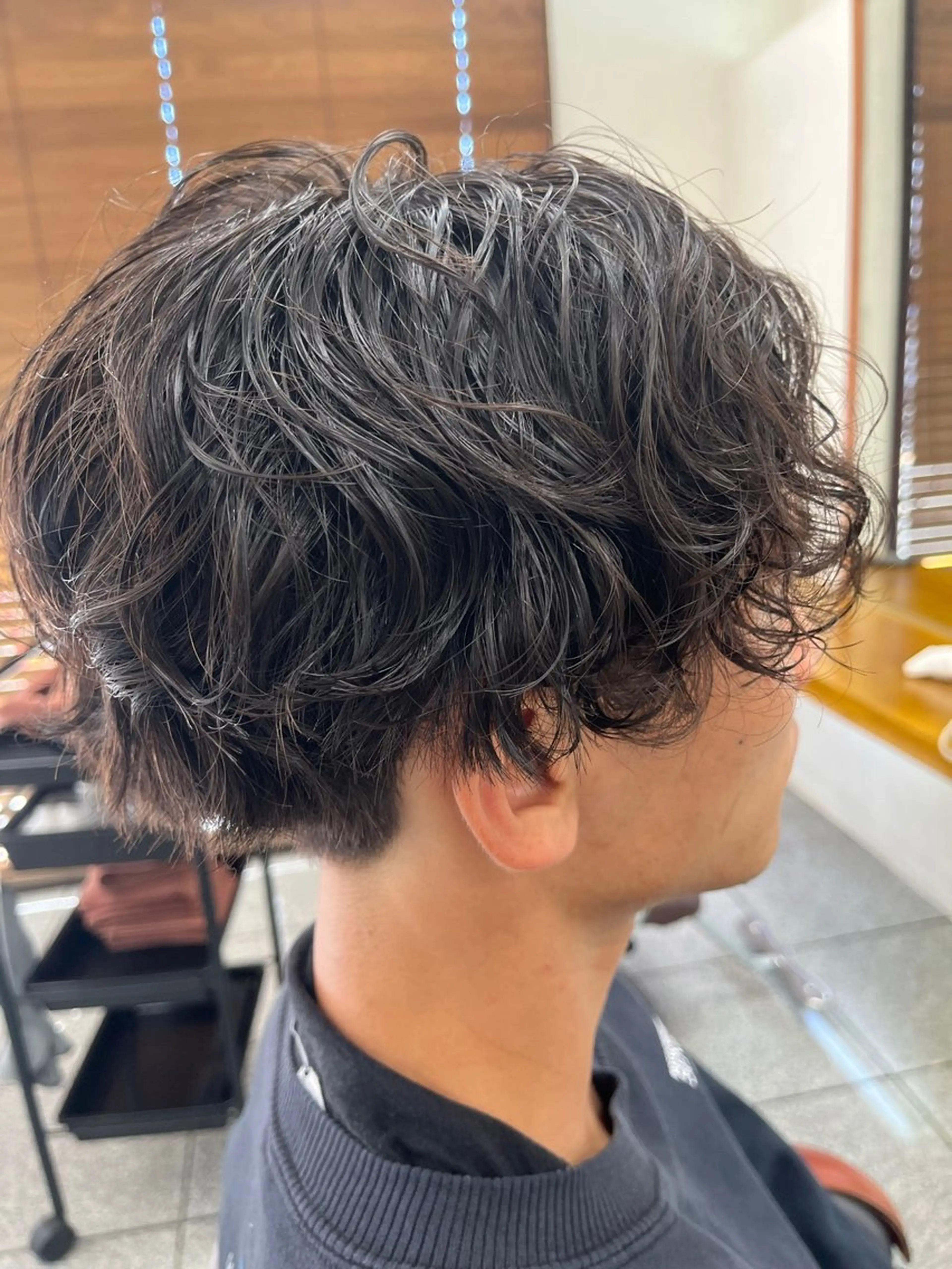 パーマ メンズ ✨ショート/ボブ 縮毛矯正✨アキラのヘアスタイル