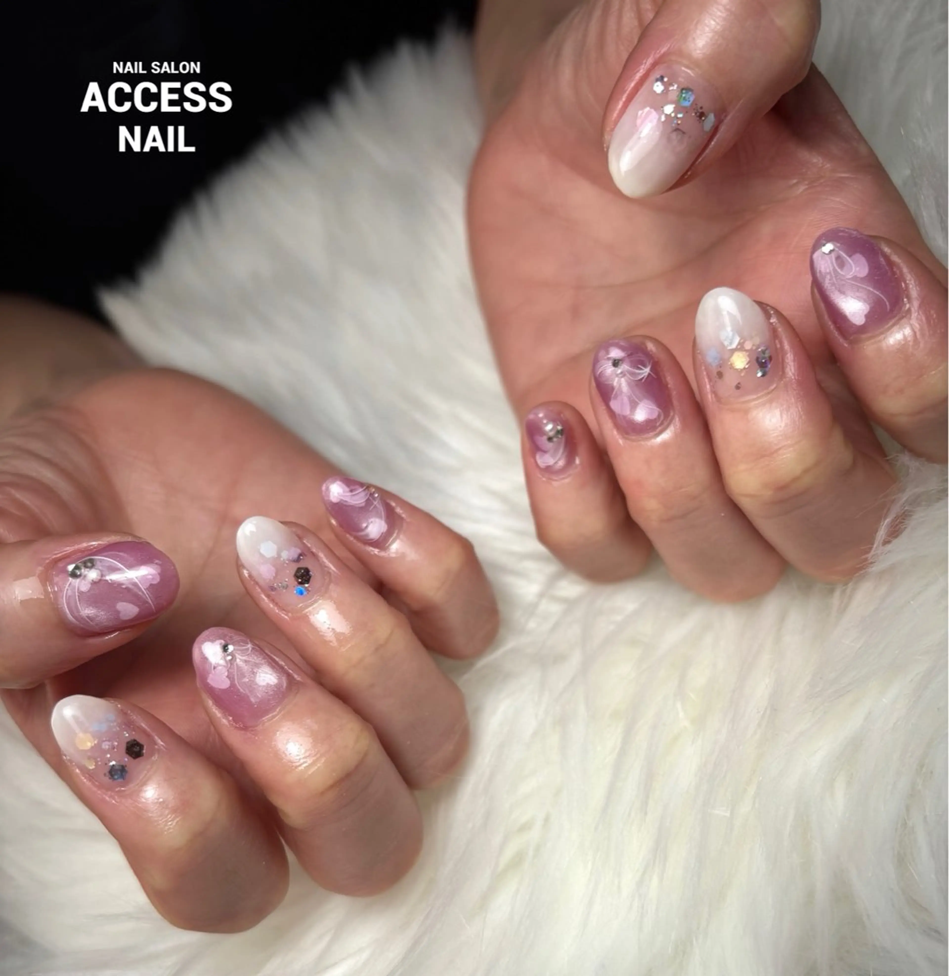 ネイル access nailのネイルデザイン