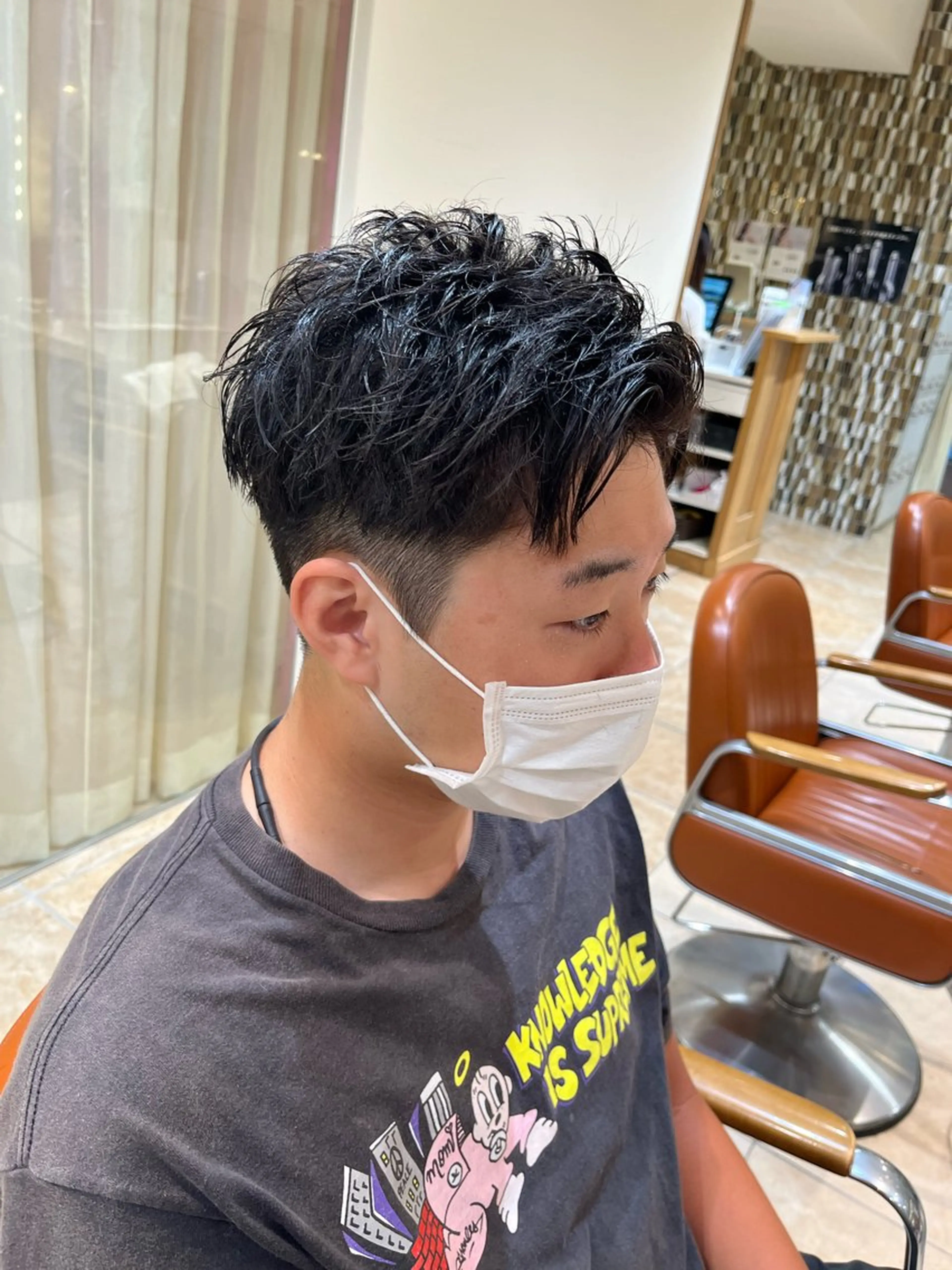 メンズ 🦕望月渉🦕 パーマ🌪️ブリーチのヘアスタイル