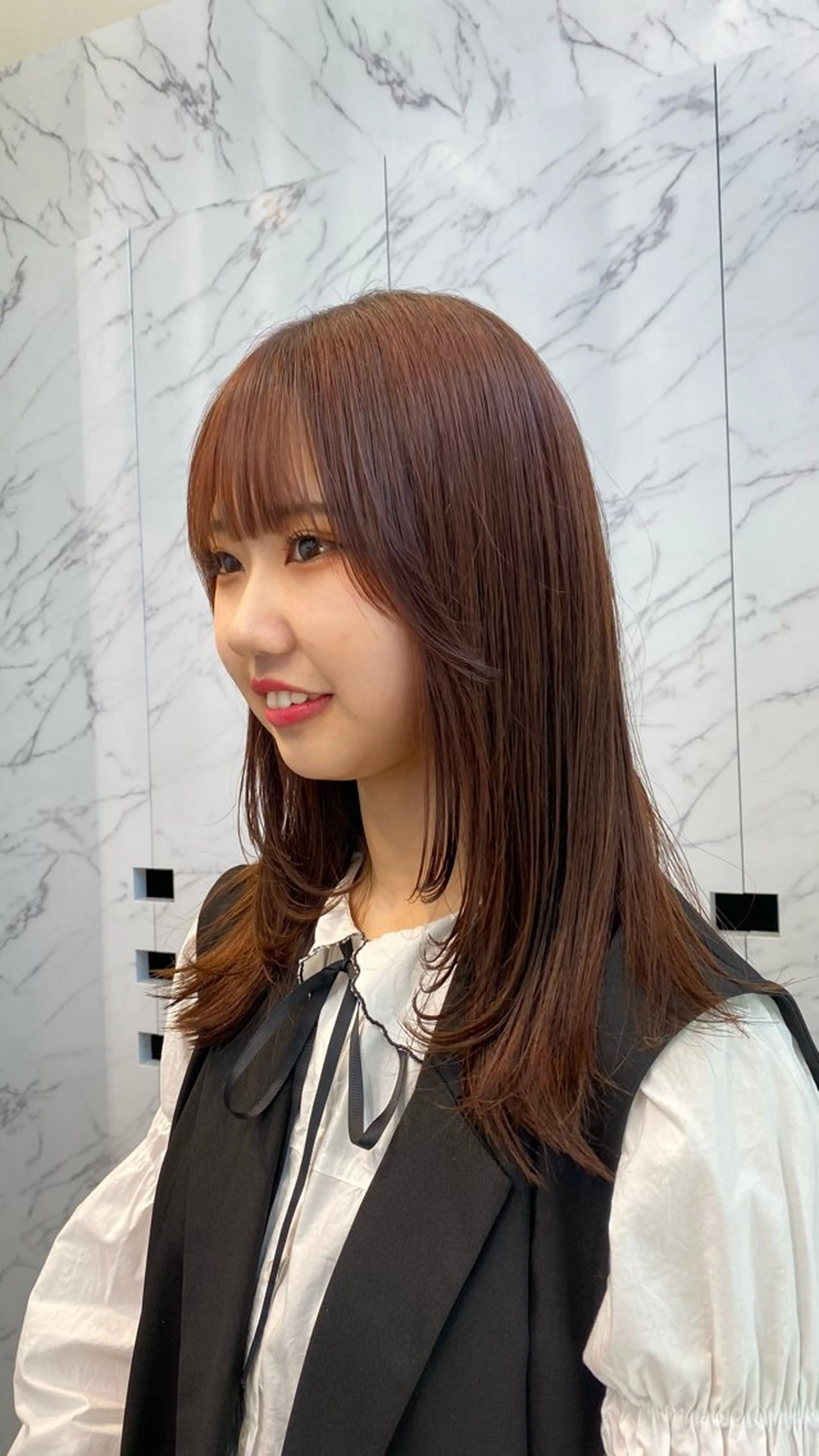 ロング マツザキ マナトのヘアスタイル