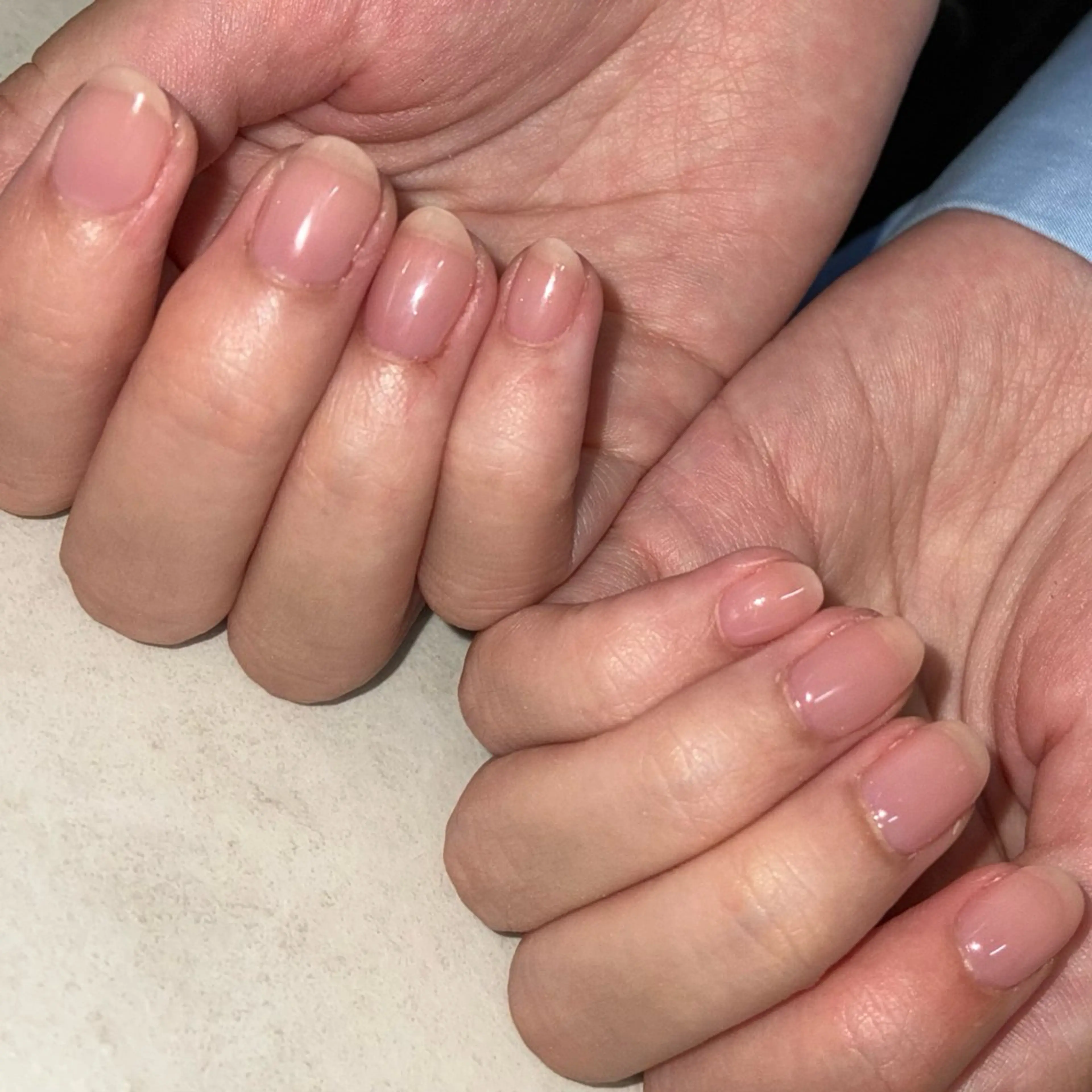 ネイル ピンク ピンクベージュ ハンドネイル mumjyu MIKAのネイルデザイン