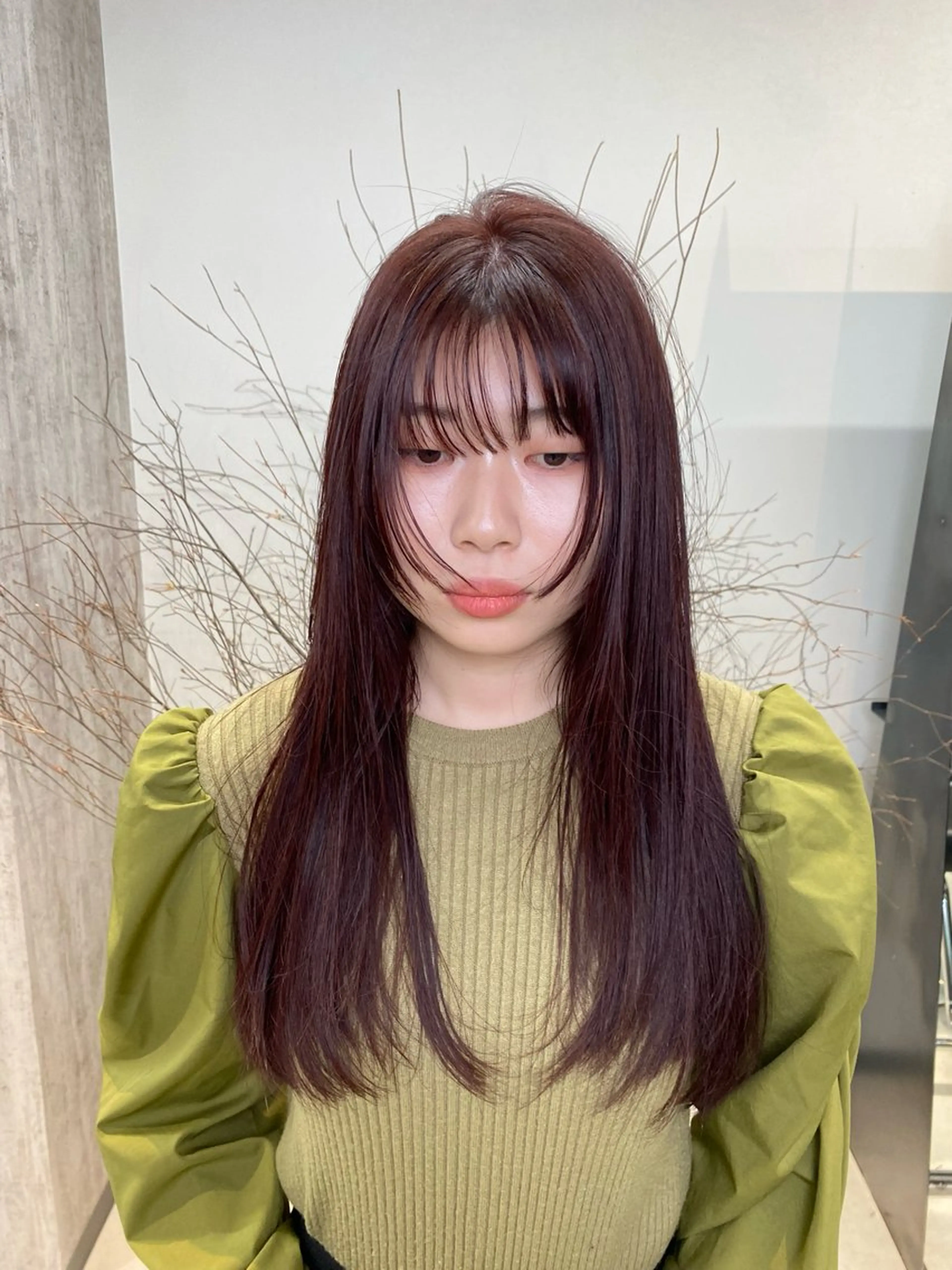 ロング 木村 夢のヘアスタイル