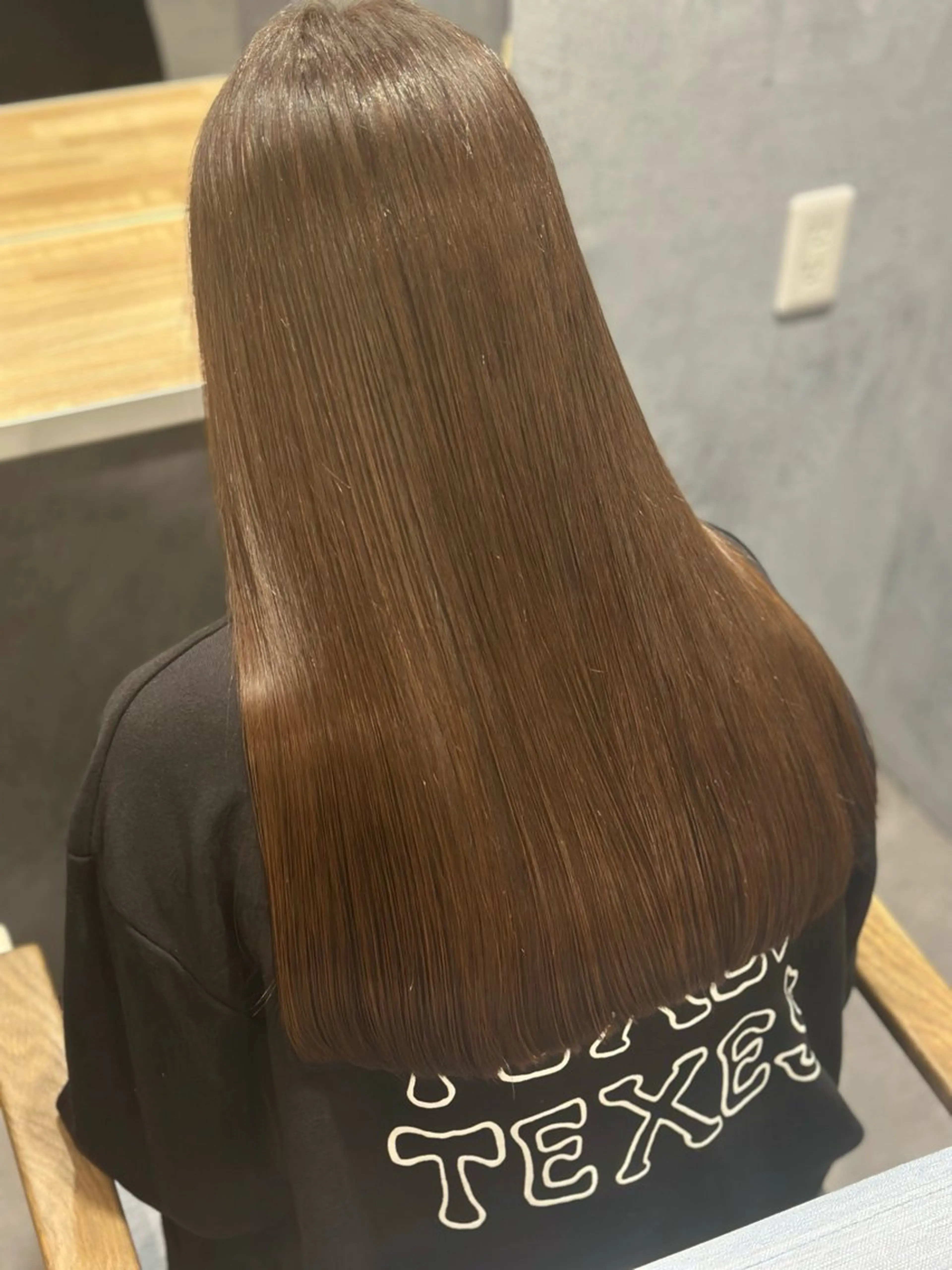 縮毛矯正+トリートメントの写真