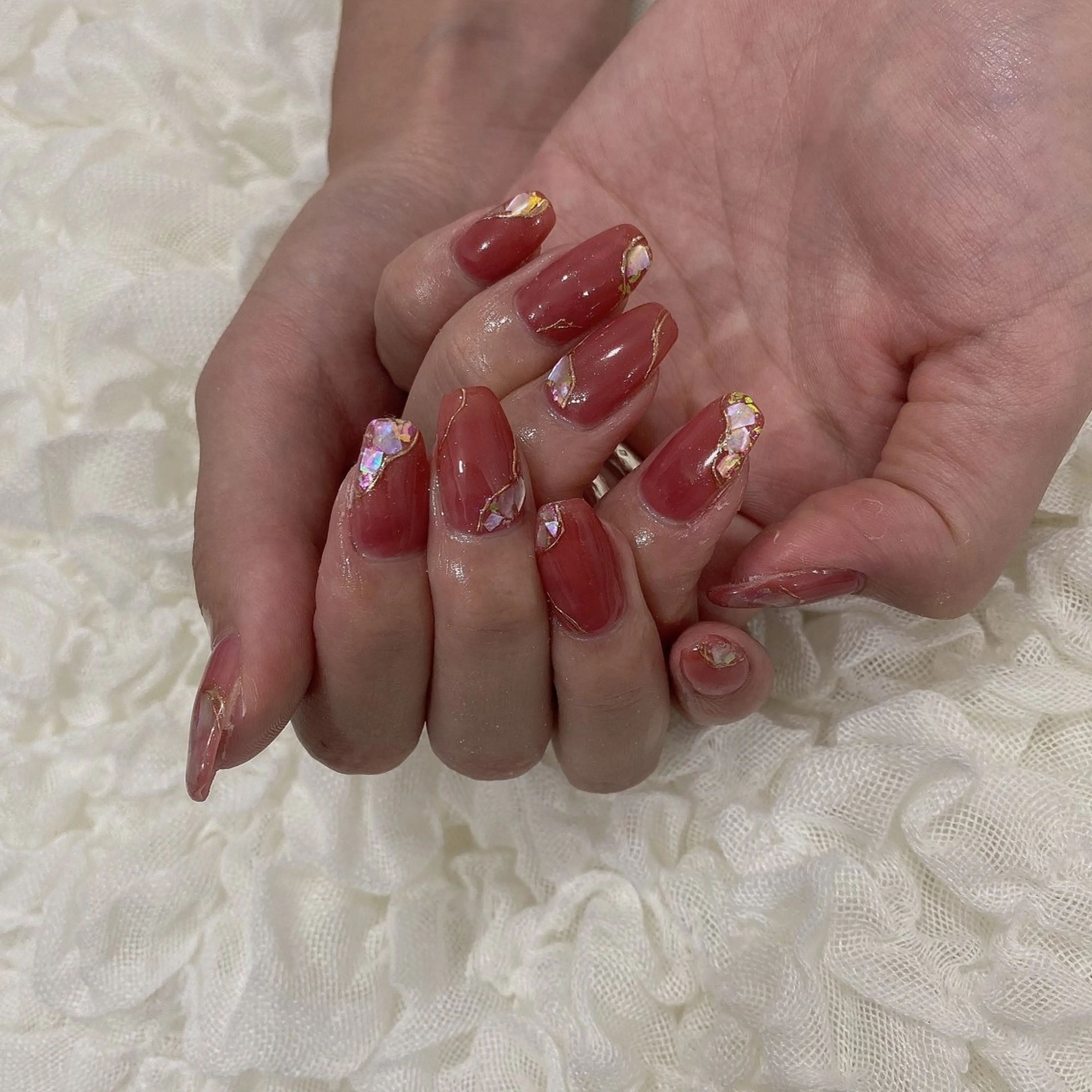 ネイル ミラーネイル ハンドネイル SOL NAILのネイルデザイン
