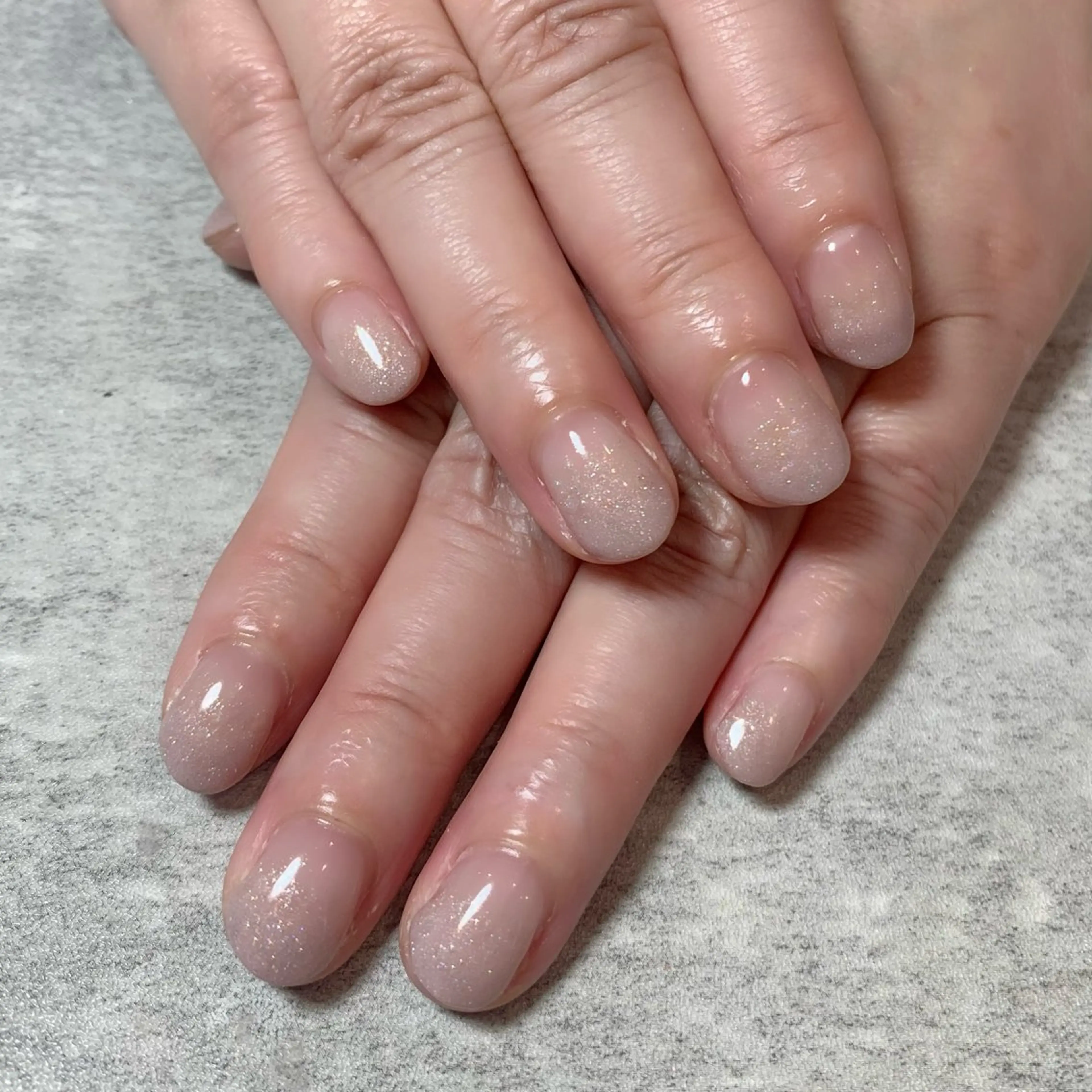 ネイル クリアネイル グラデーション 【ANEMONA】 NIHOのマツエク・マツパデザイン