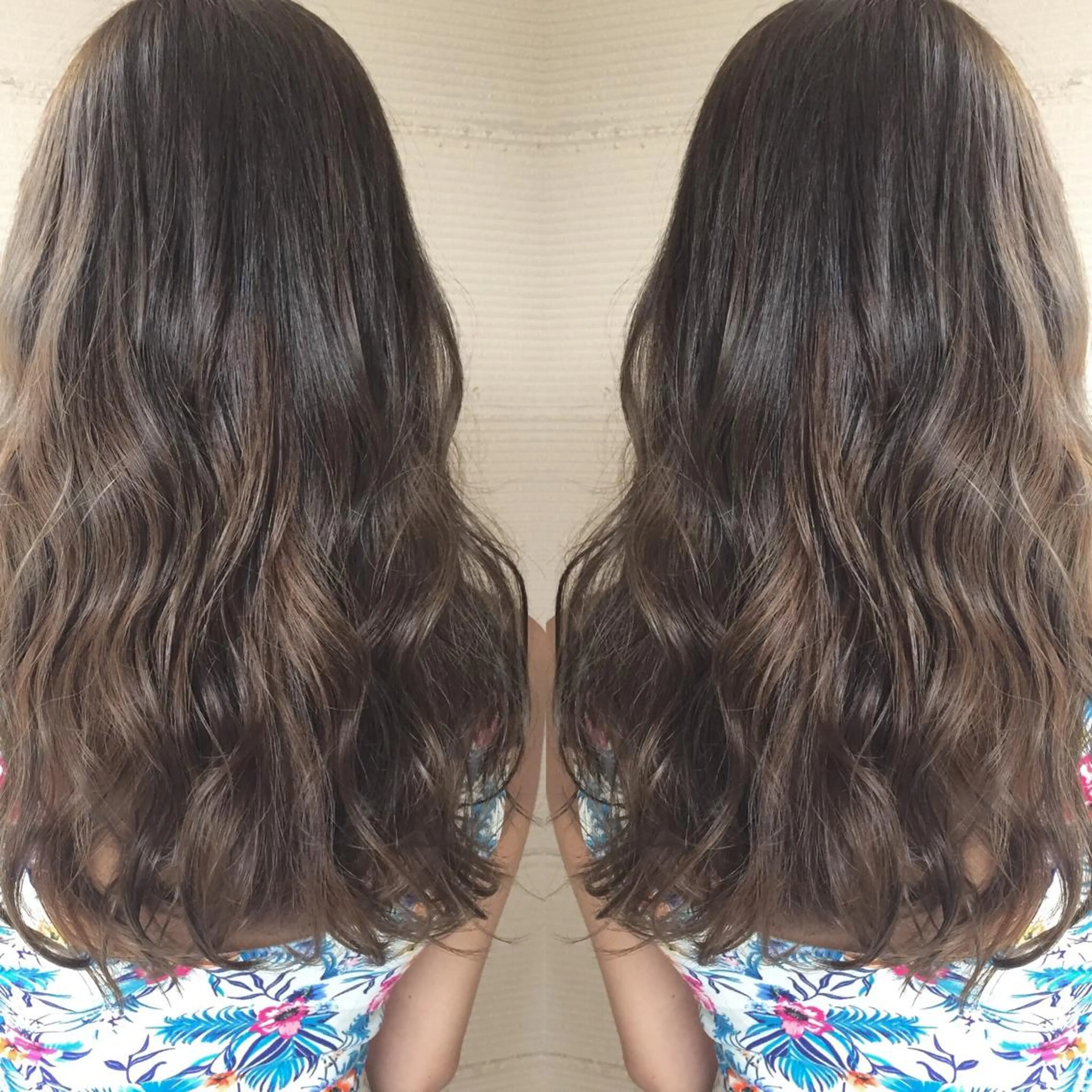 カラー イルミナカラー 中林 由佳のヘアスタイル