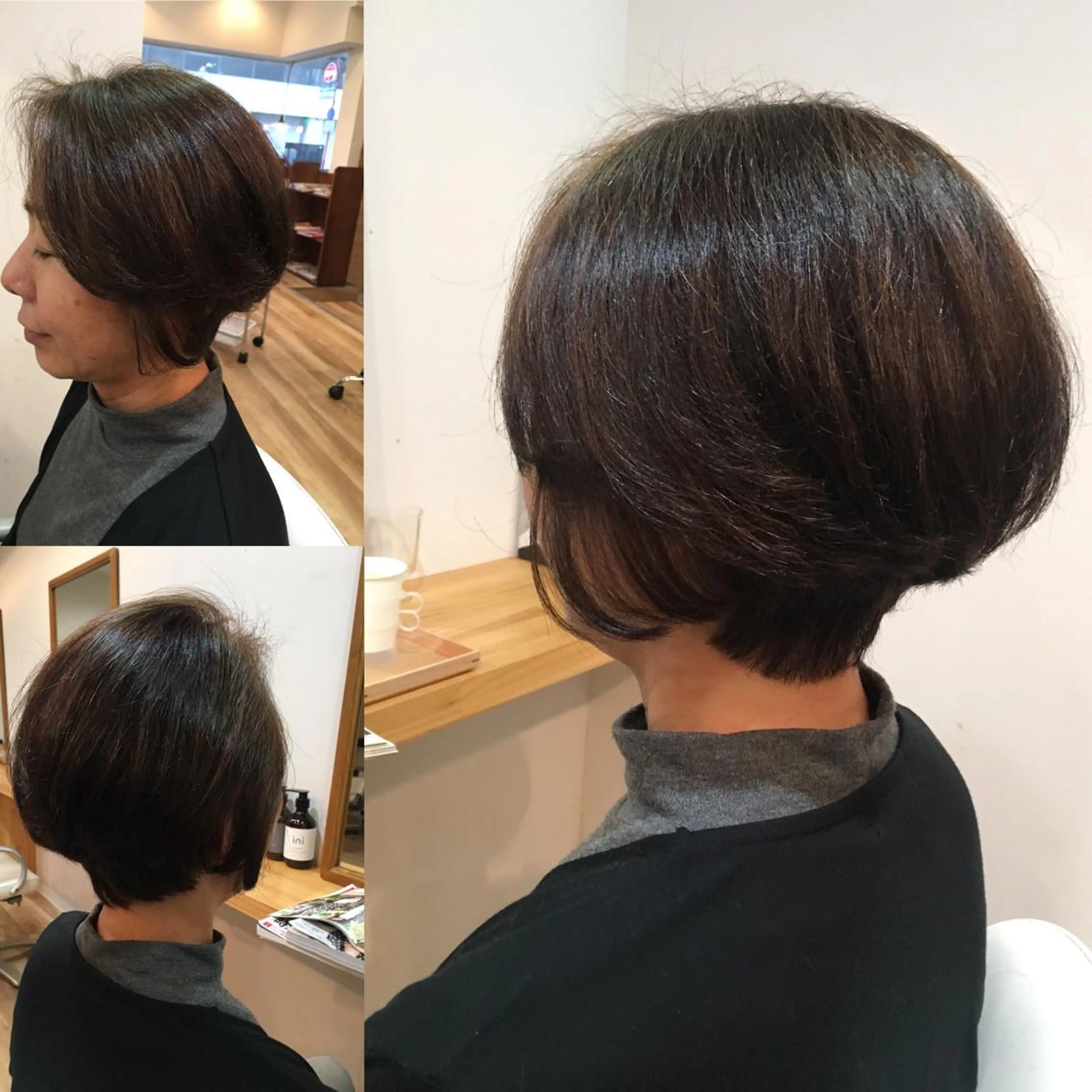 ショート ヘアカラー 嶋崎 啓人のヘアスタイル