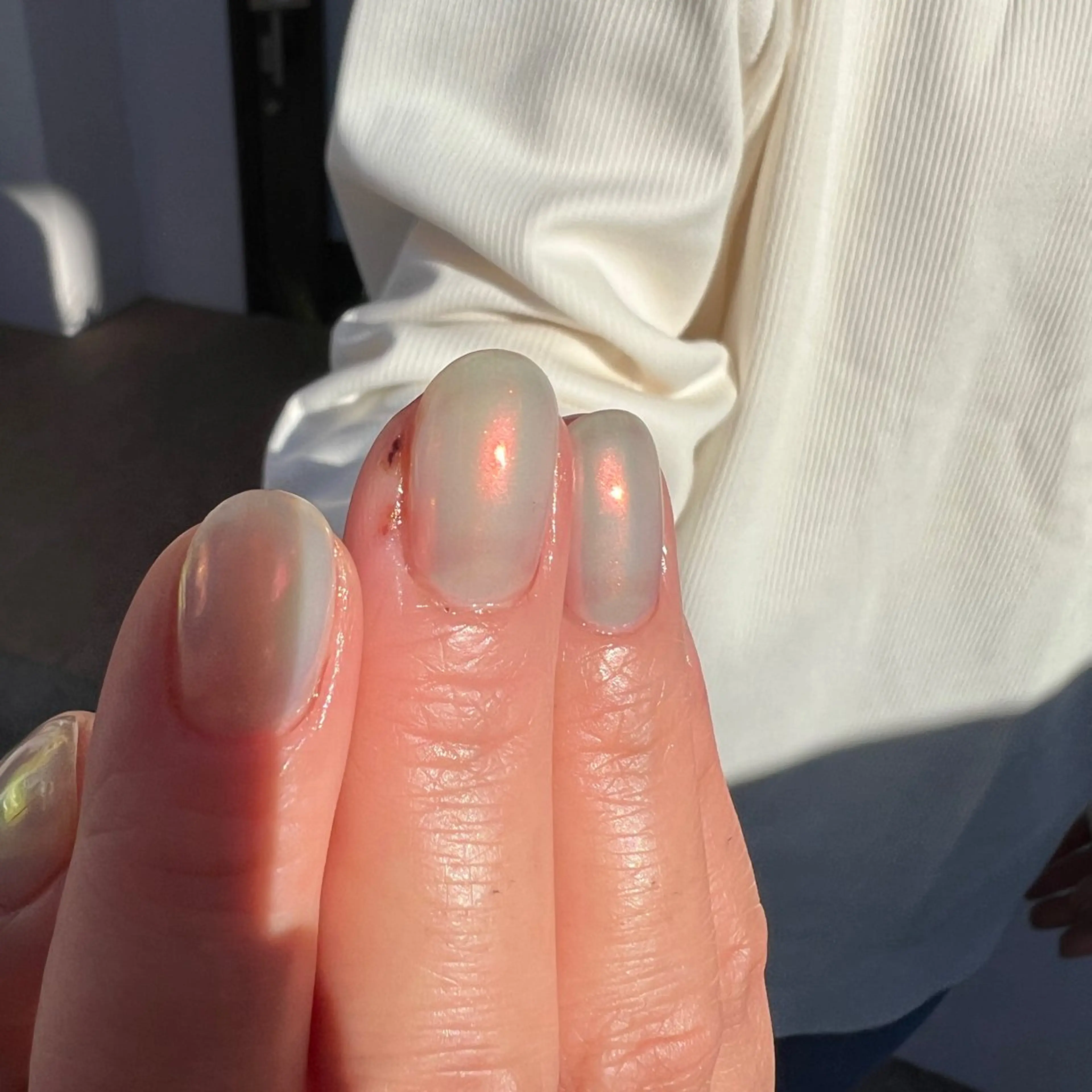 ネイル オーロラネイル Ri.nail オクマトモカのネイルデザイン