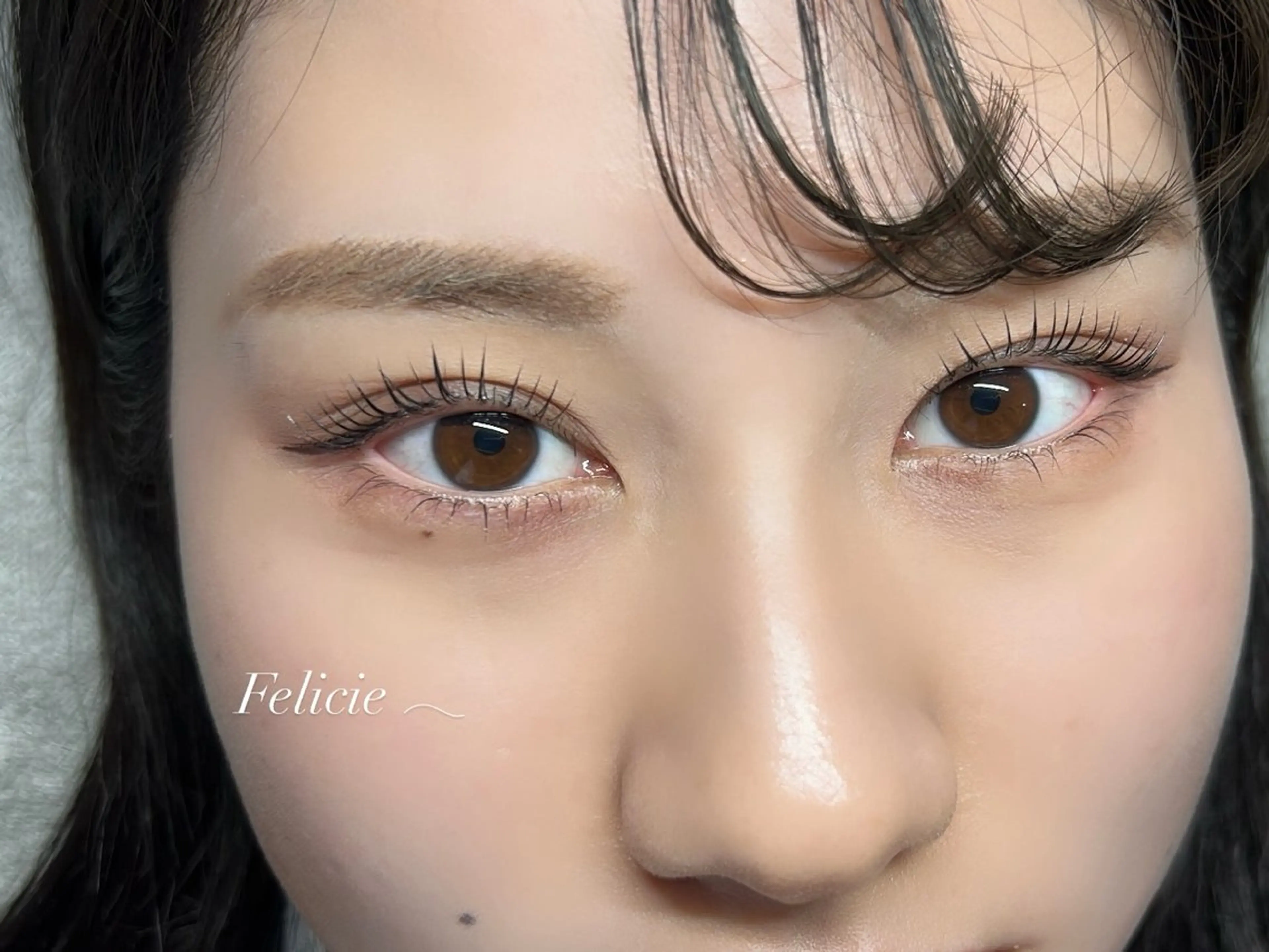 マツエク・マツパ パリジェンヌラッシュリフト マツパ Felicie＊ Sayakaのマツエク・マツパデザイン