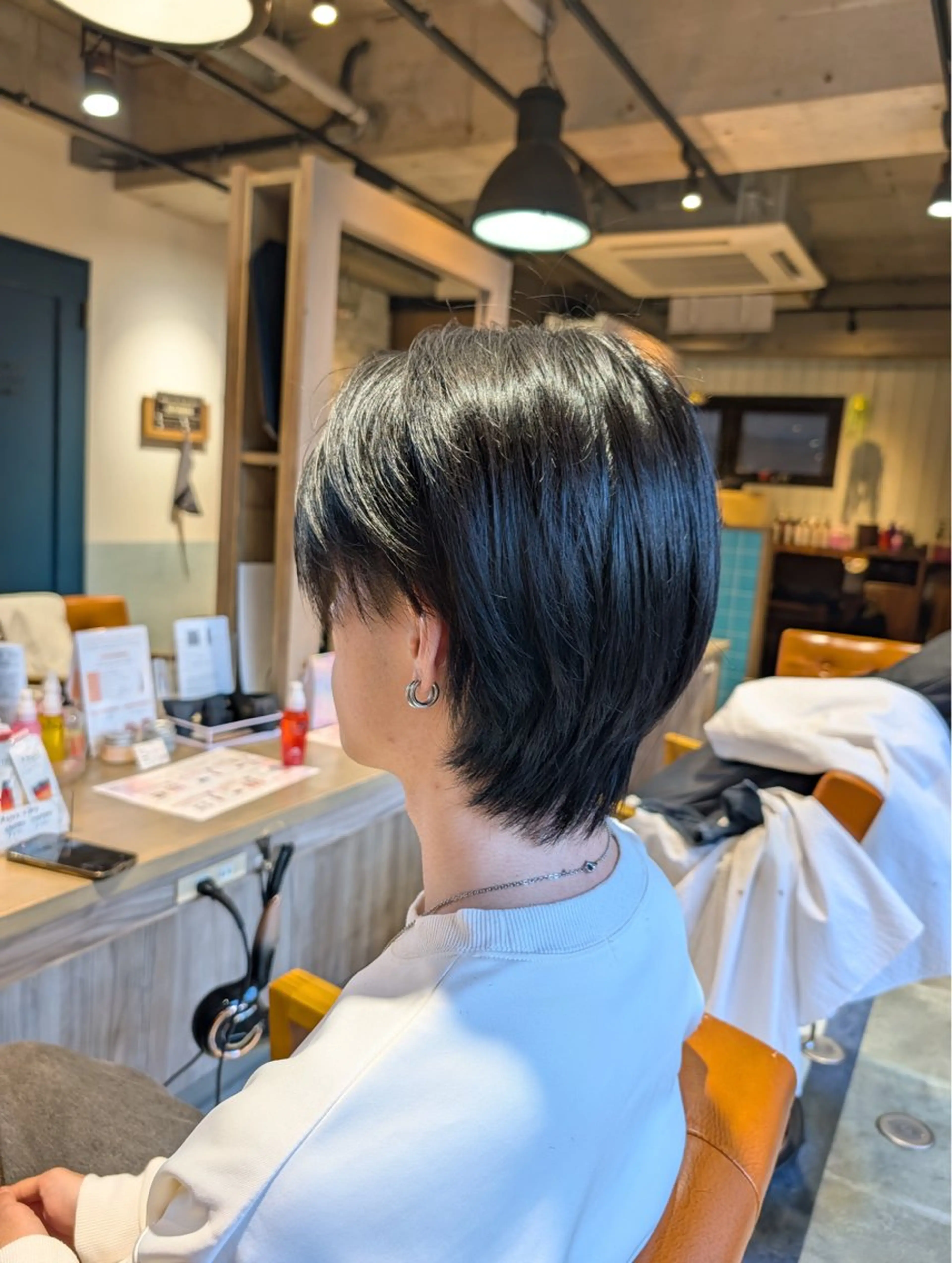 メンズ ヘアカラー トリートメント 艶髪×透明感カラー ののかのヘアスタイル