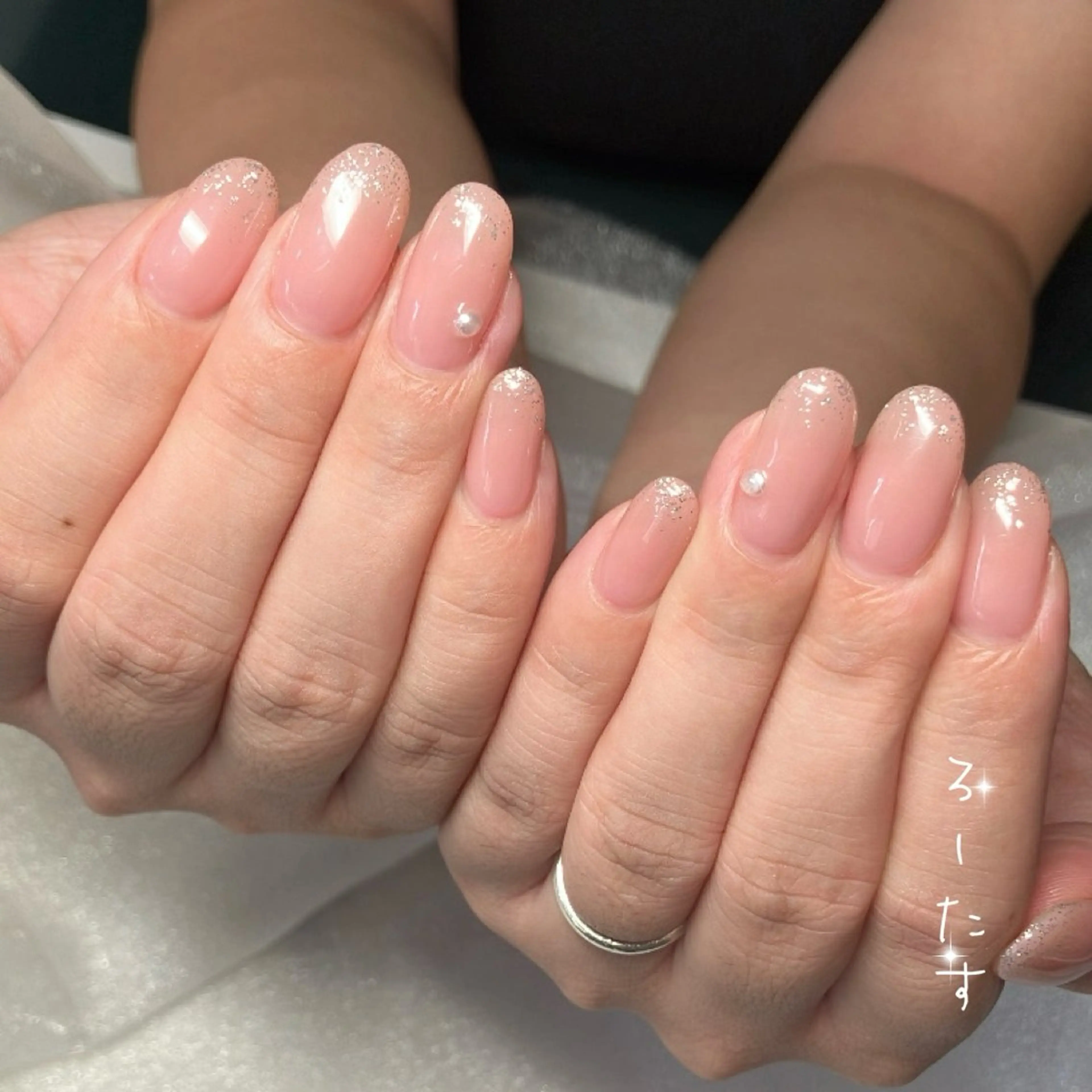 ネイル ワンカラーネイル ハンドネイル マオジェル導入サロン ♡ろーたすのネイルデザイン