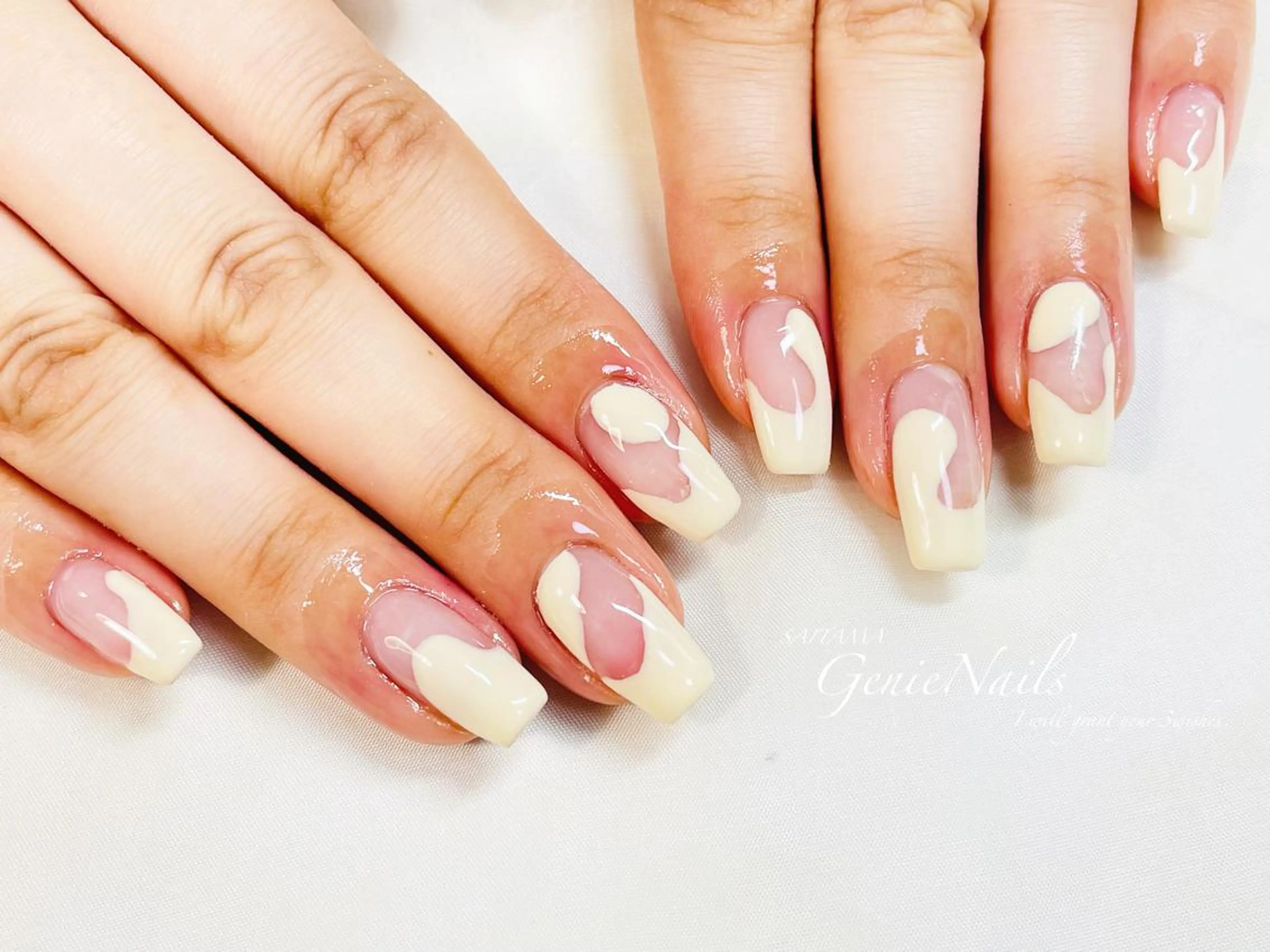 メンズ ネイル アートネイル フットネイル メンズネイル 持ち込み 冬ネイル Genie Nailsのネイルデザイン