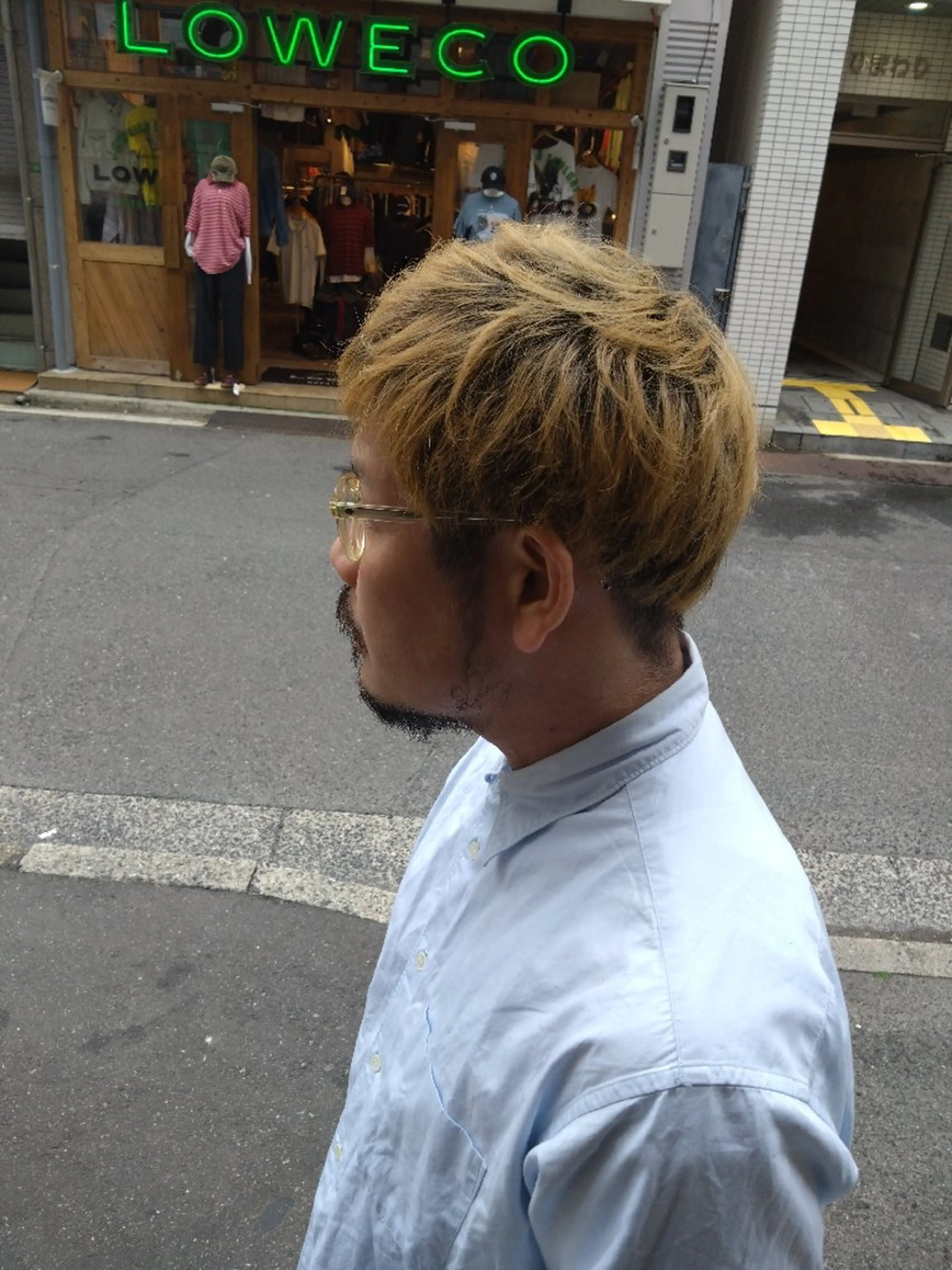 🌈メンズ限定🌈ブリーチ１回＋ワンカラーの写真