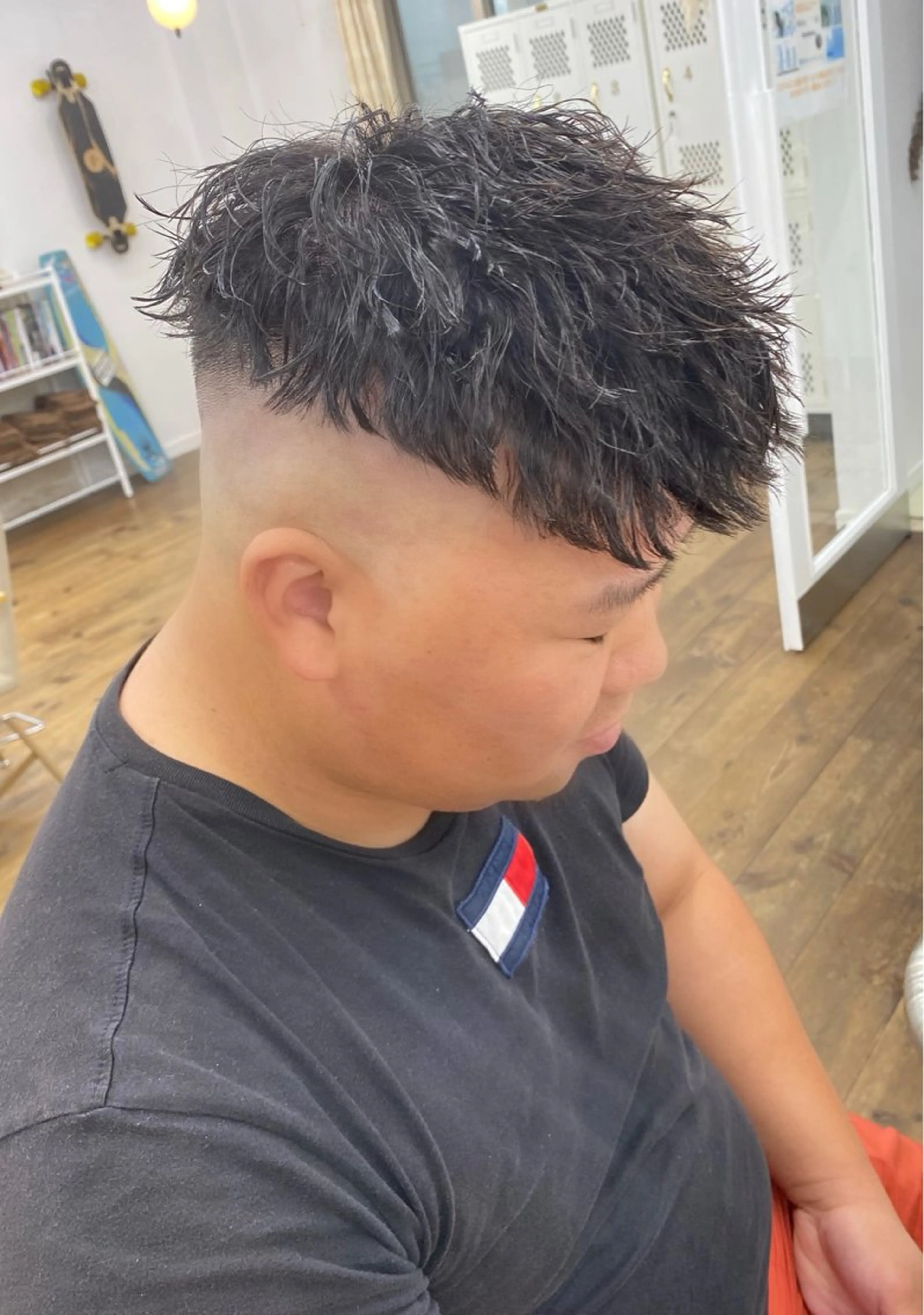 ショート パーマ メンズ メンズ特化サロン ウエダ　ヒロキのヘアスタイル