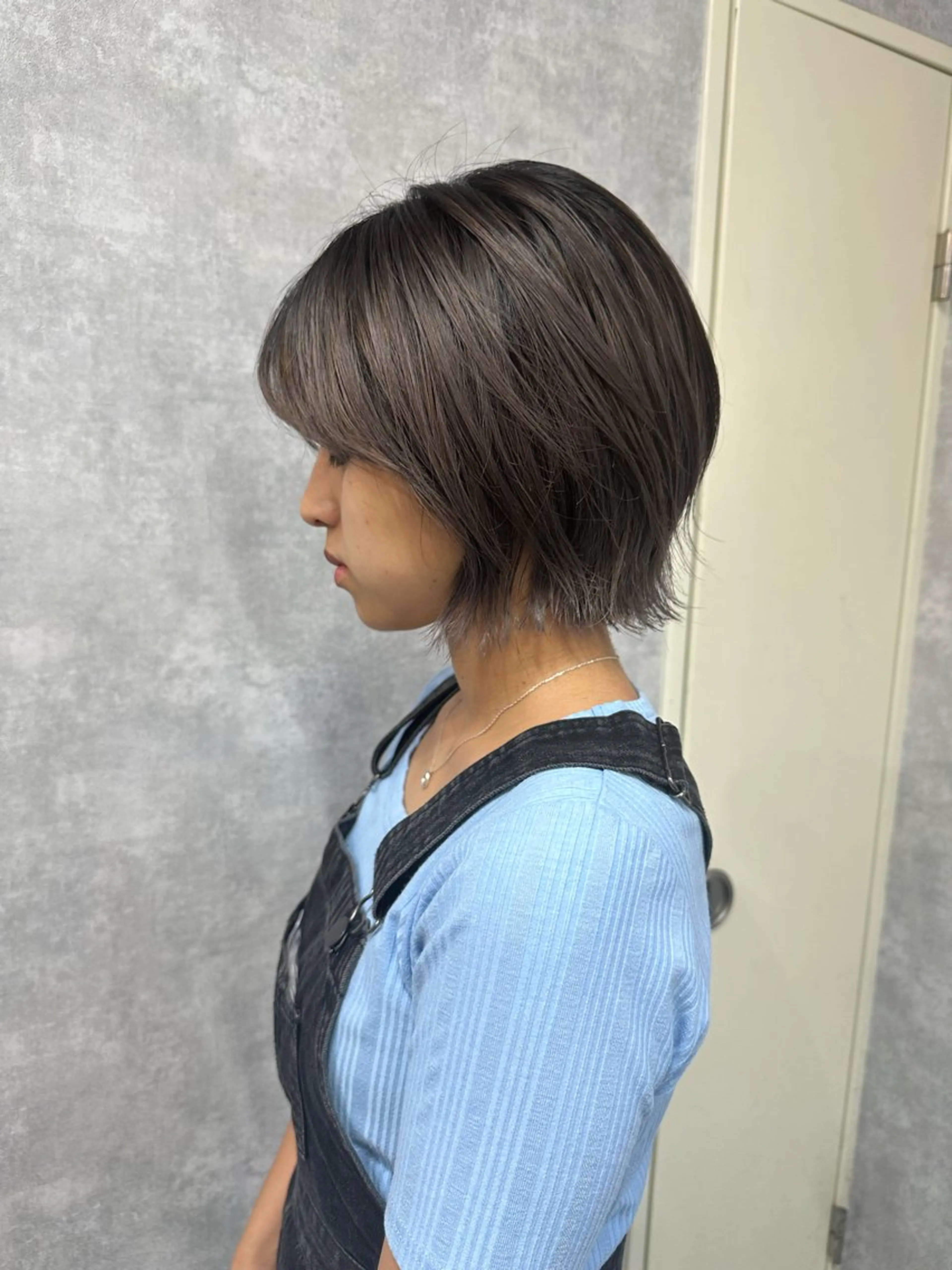 ショート 切りっぱなしボブ ショートボブ ハンサムショート 丸みショート ボブ モテ髪/ボブ/ショー ト/アダチフウトのヘアスタイル