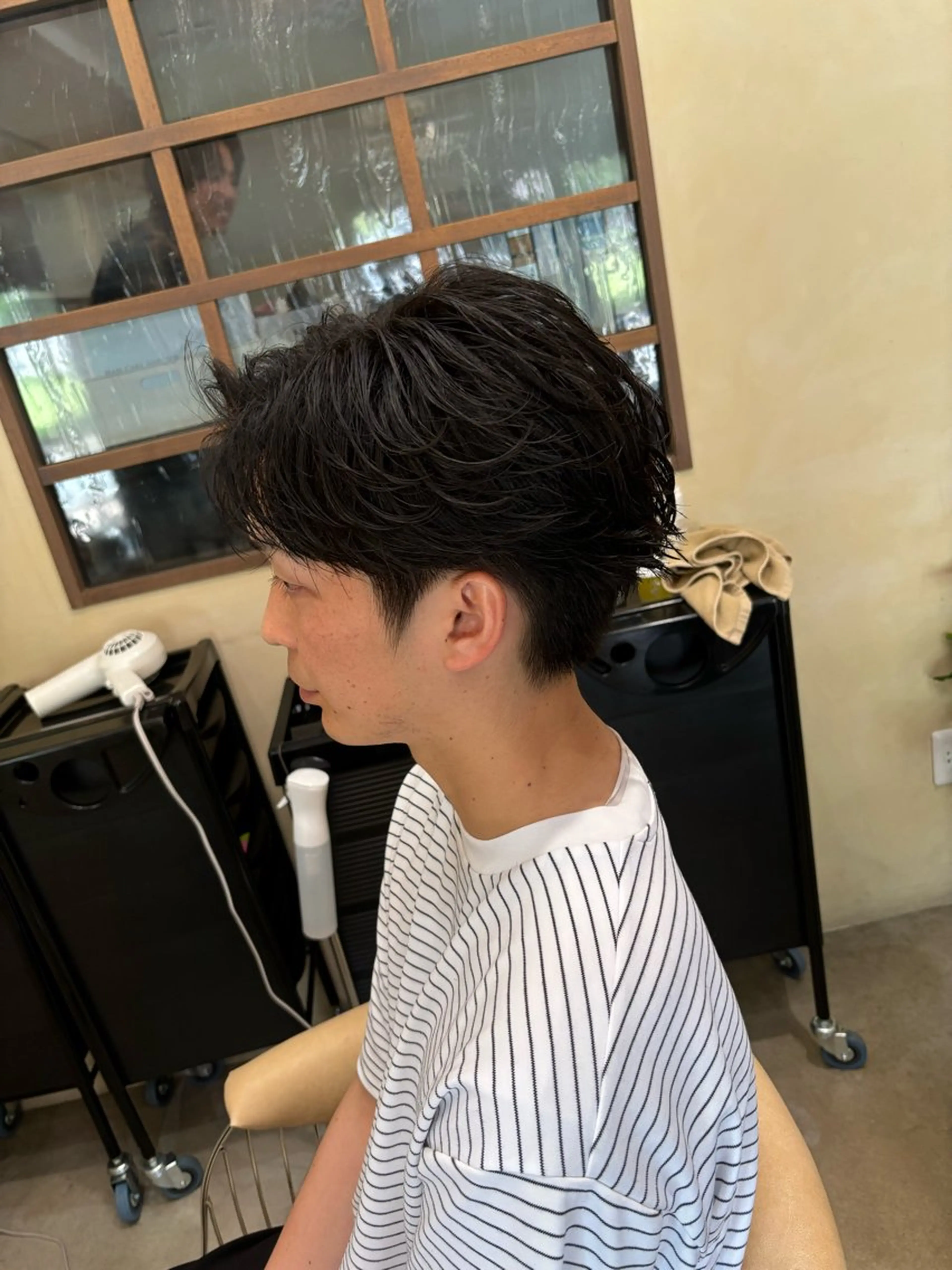 ショート メンズ カット パーマ 鹿児島 TSUBASAのヘアスタイル
