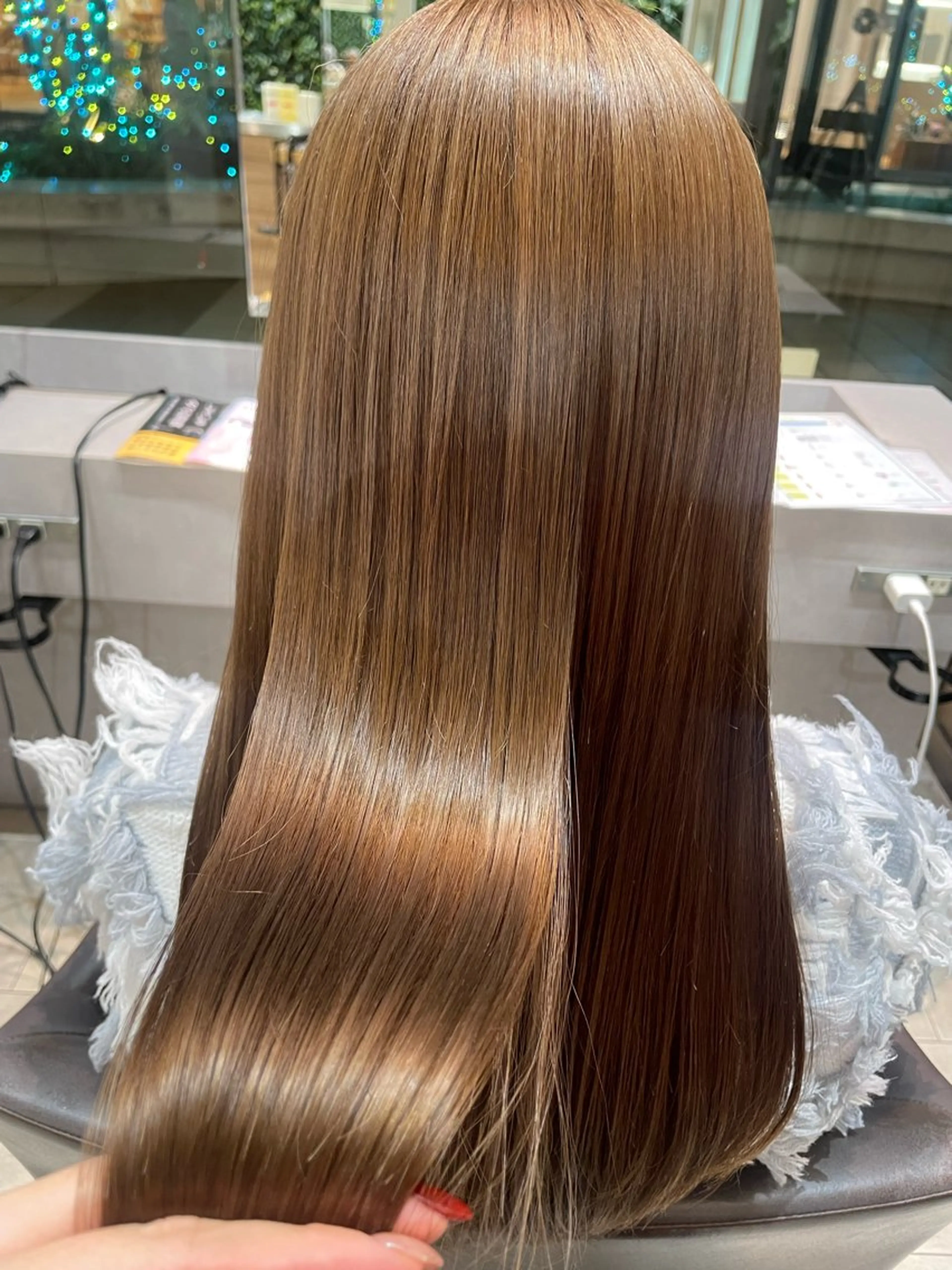 ロング カラー パーマ 原 萌香のヘアスタイル