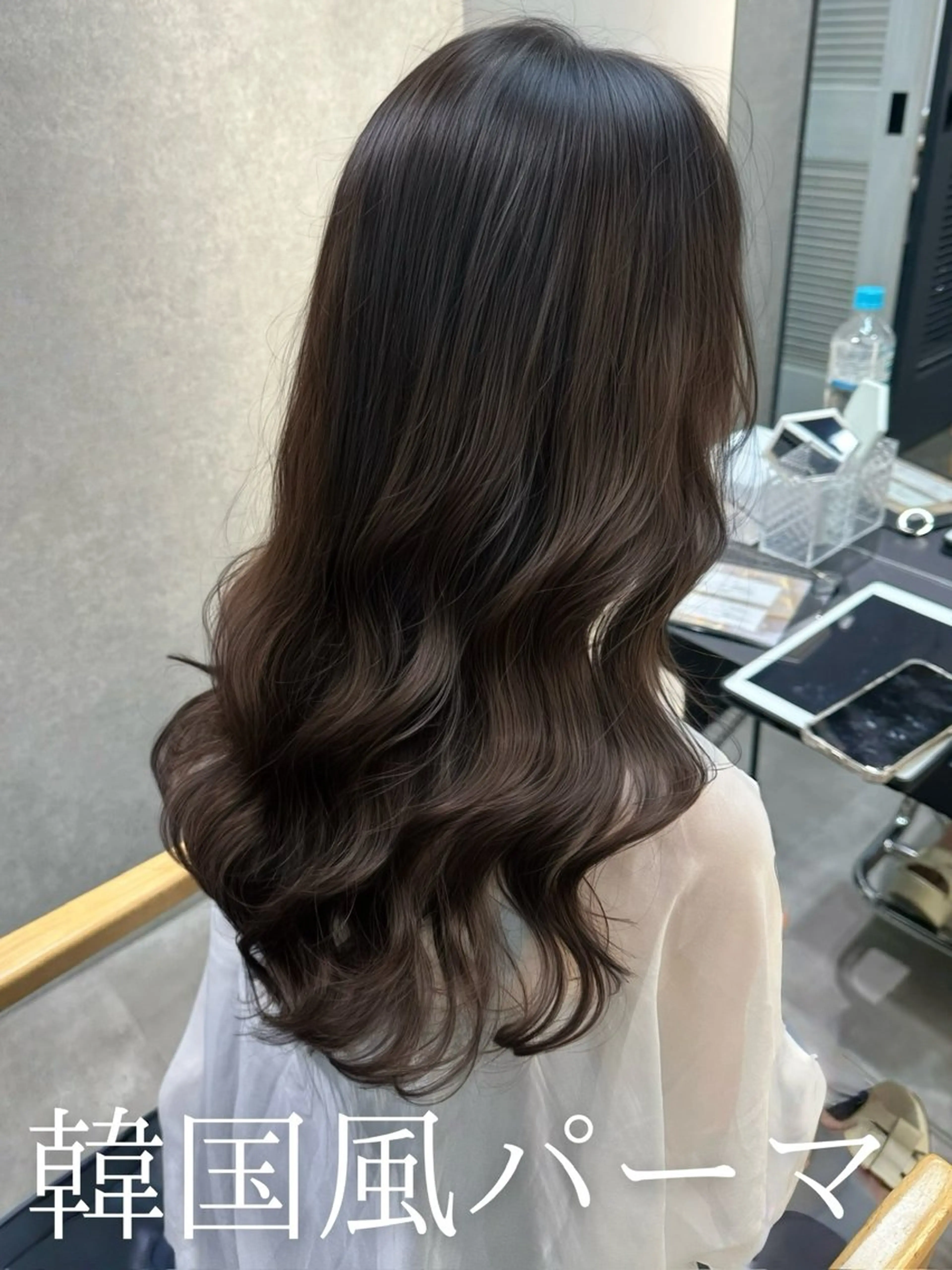 セミロング パーマ 韓国風パーマ/ 韓国ヘア/大森千寛のヘアスタイル