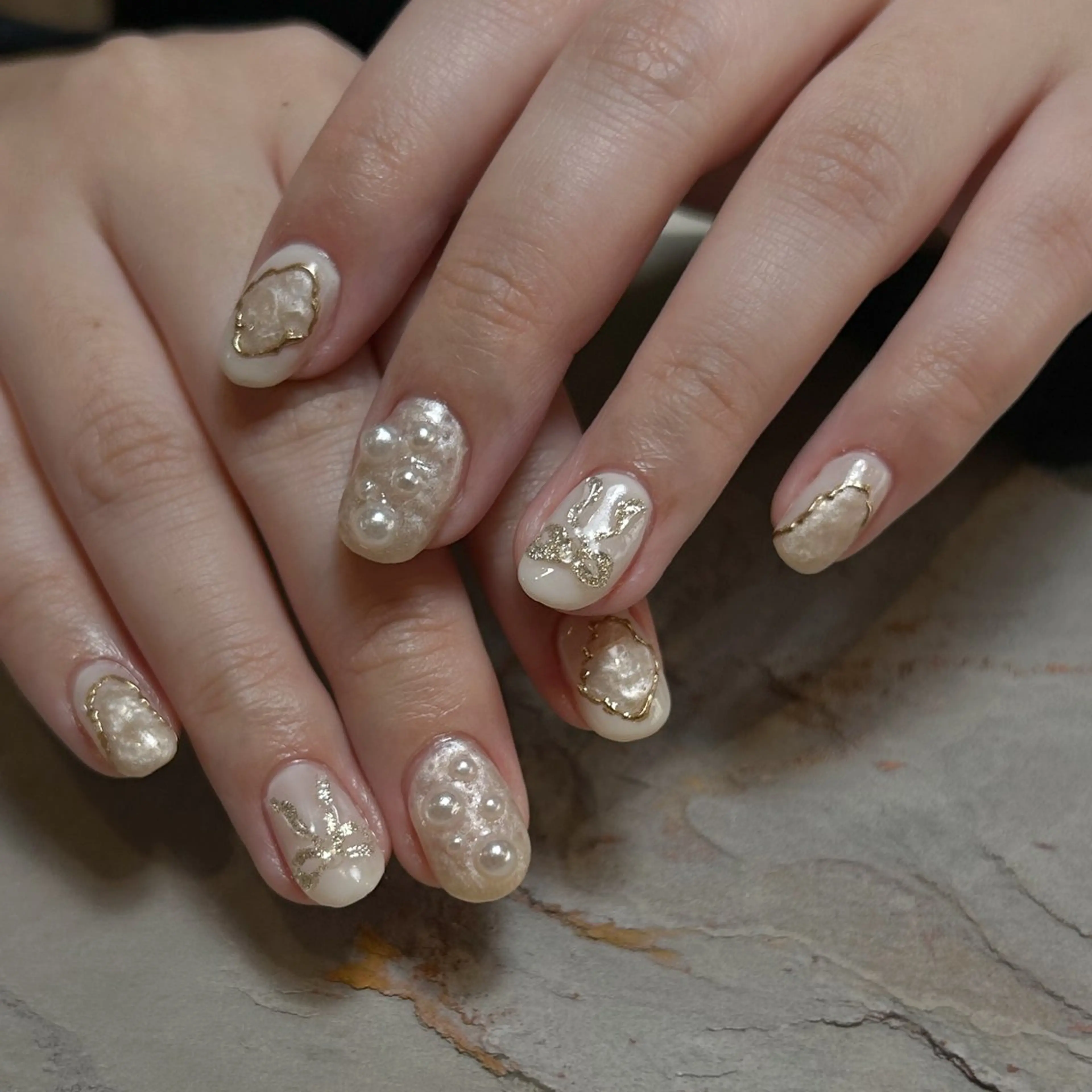 ネイル アートネイル 金木犀ネイルサロン 吉田のネイルデザイン