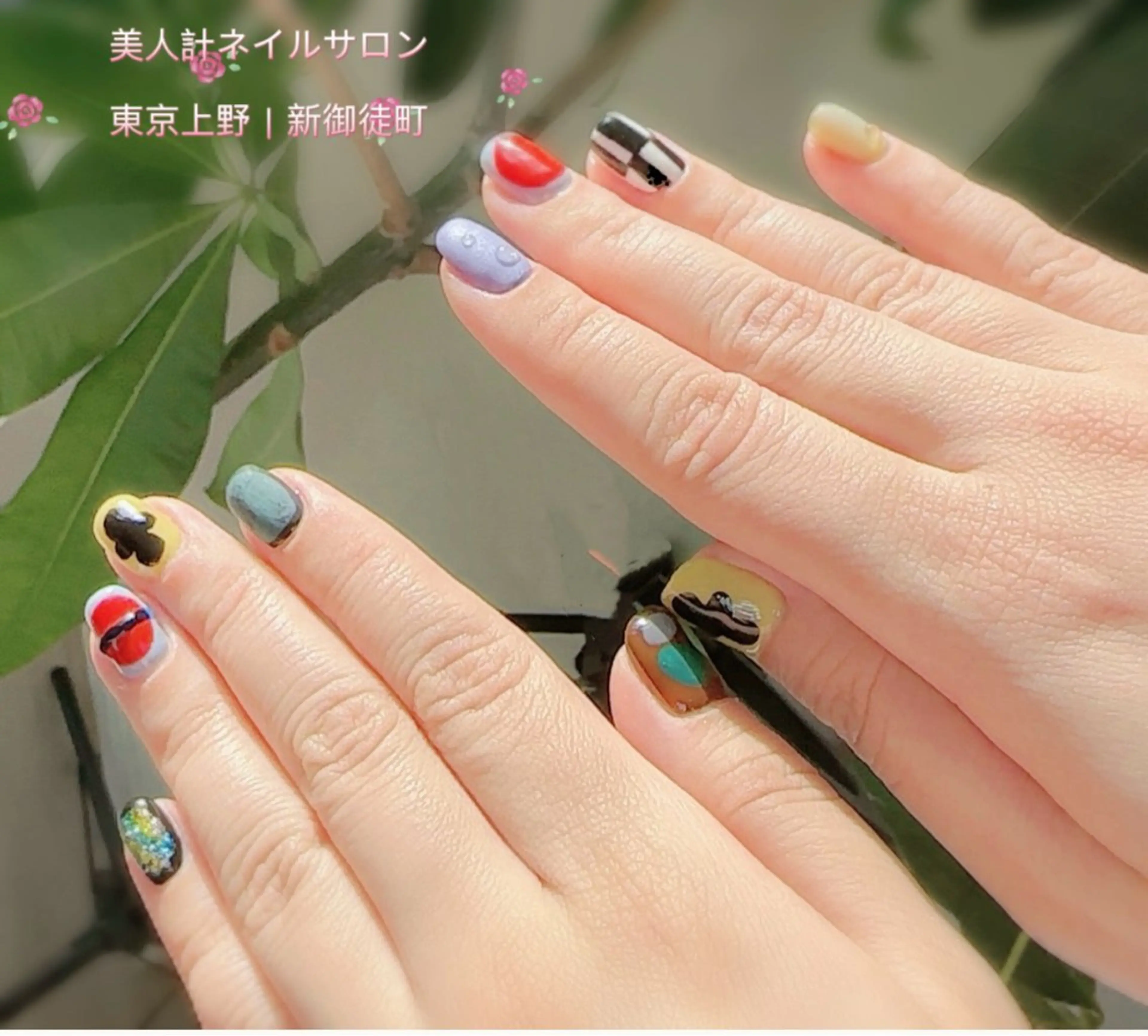 ネイル アートネイル ハンドネイル 美人計ネイルサロン所属・中山 美月のネイルデザイン