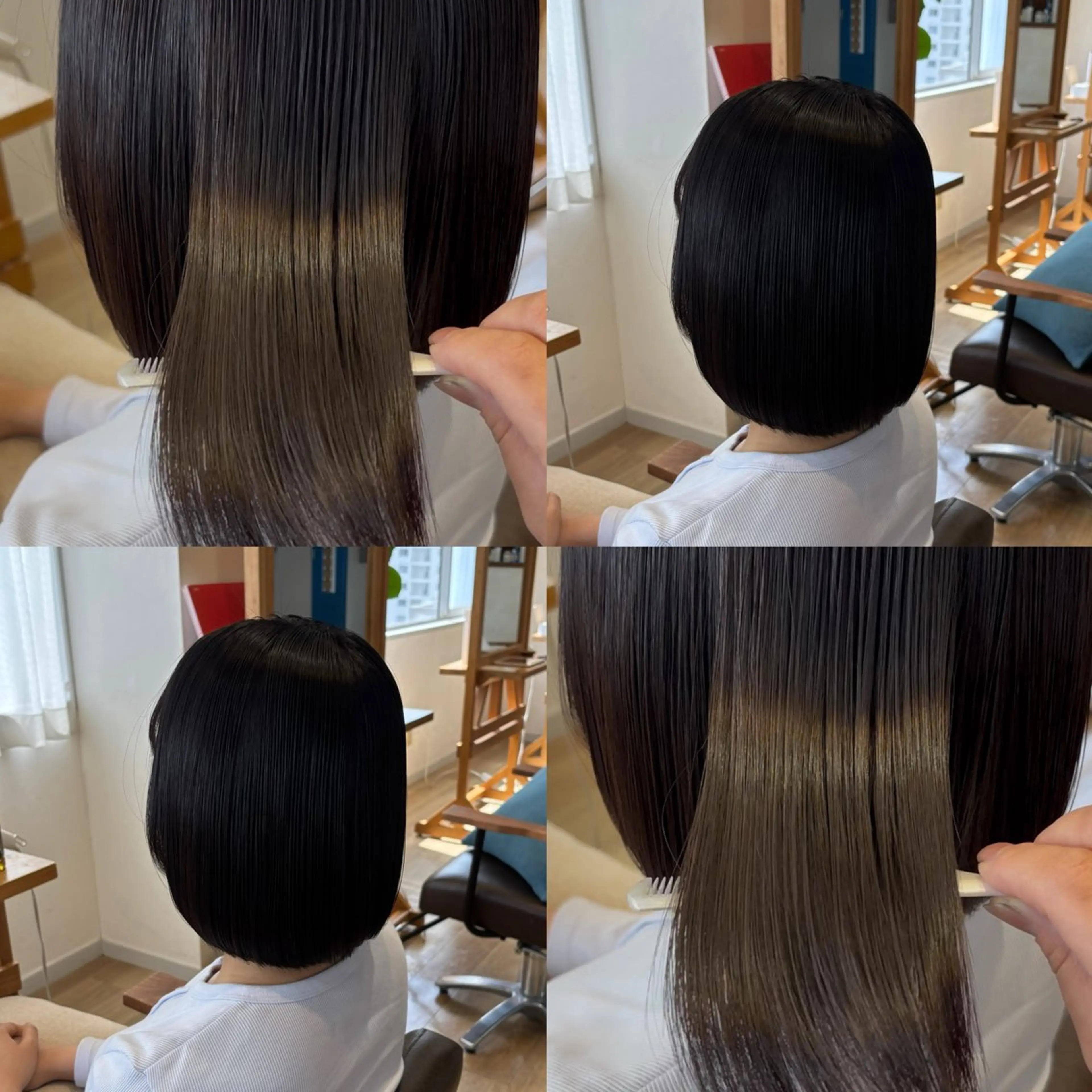 ショート パーマ 縮毛矯正 カット 縮毛矯正 RINNO🌷艶髪/ 艶カラー/縮毛矯正のヘアスタイル