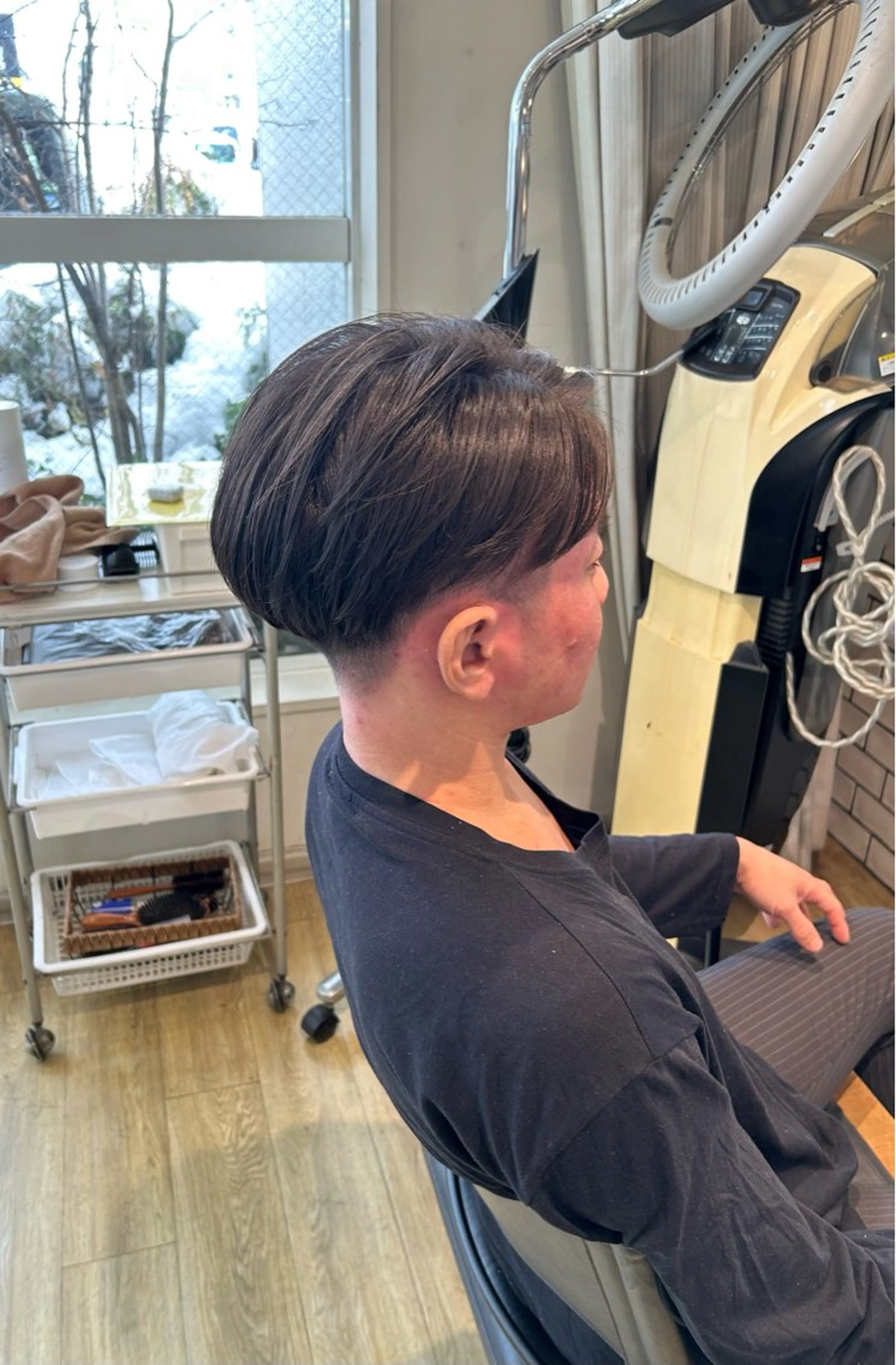 メンズ 刈り上げ カット 水木 里咲のヘアスタイル