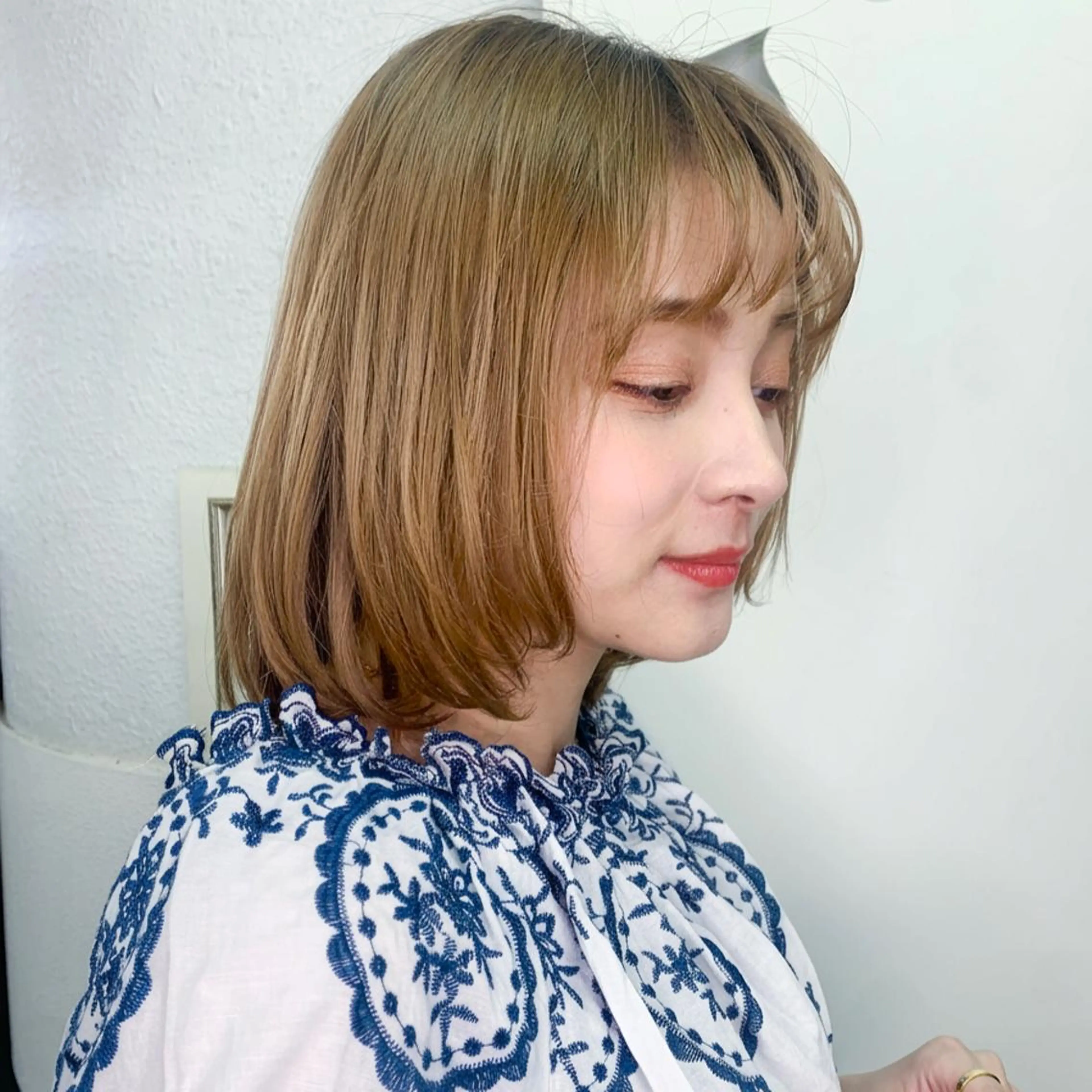 ミディアム 透明感カラー✨ よしの じろうのヘアスタイル