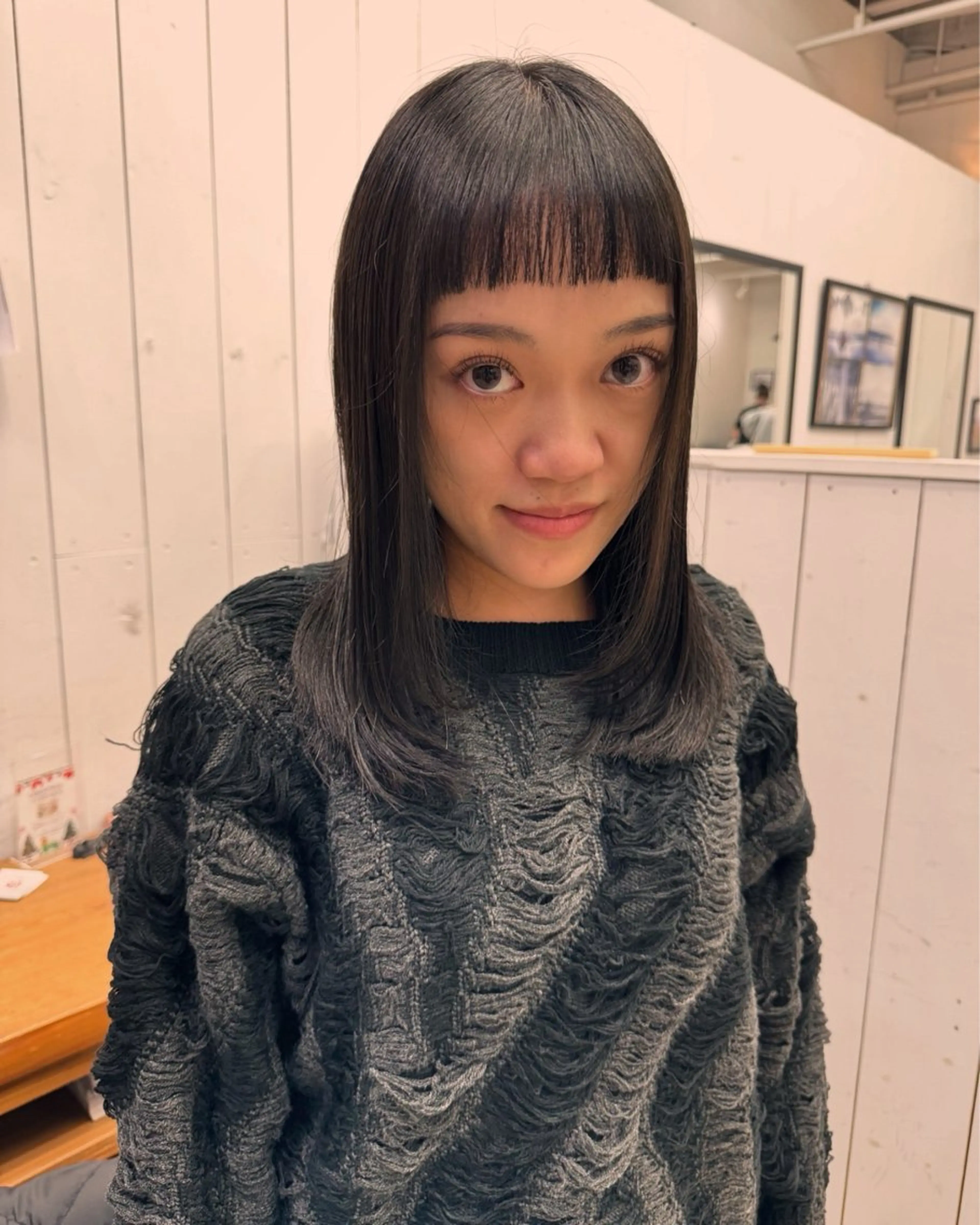 ミディアム カット ヘアカラー トリートメント じゅんな VENICE/船橋駅のヘアスタイル