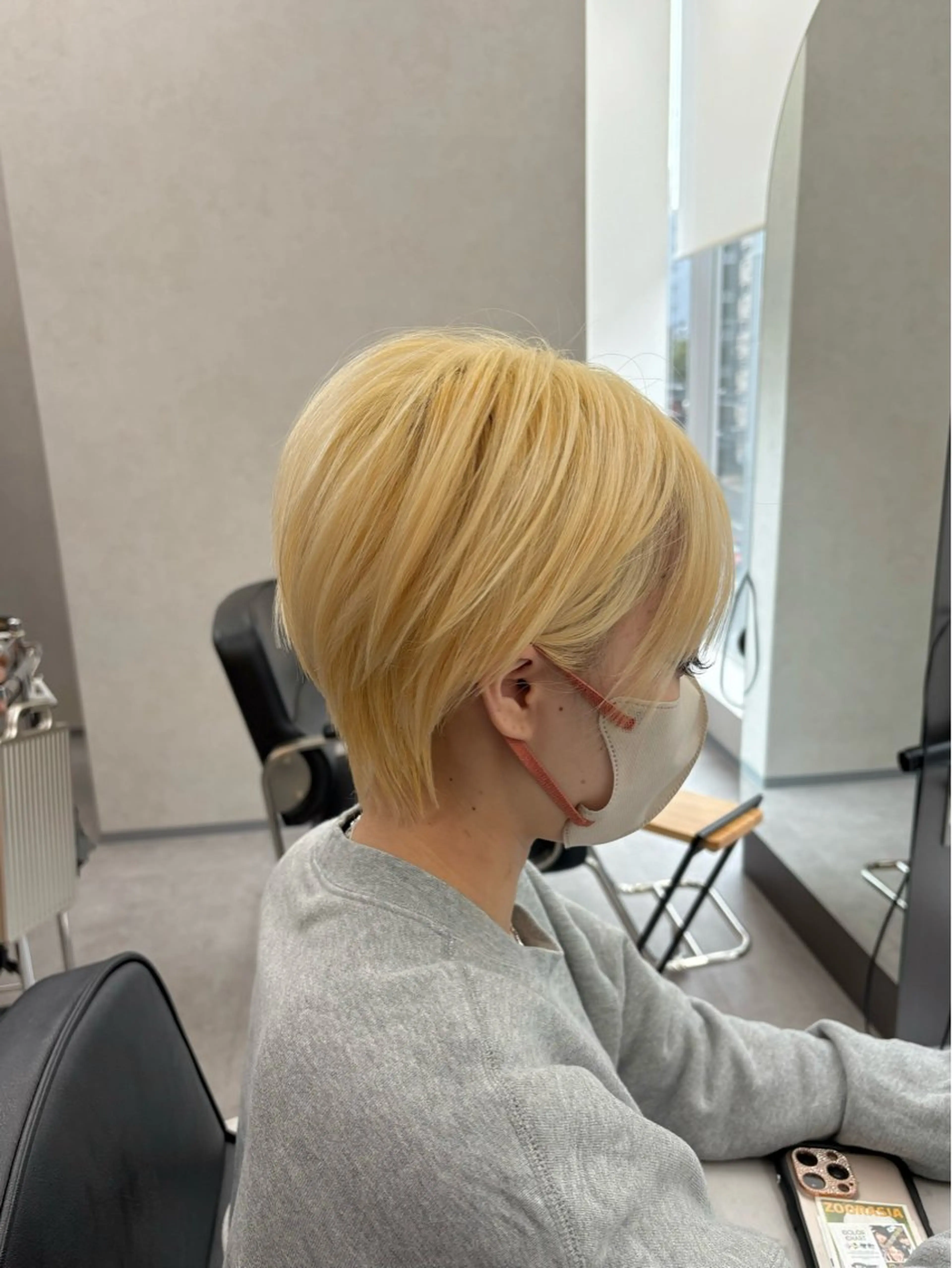 ショート ショートレイヤー レイヤーカット ショートヘア カット トリートメント ショート/ボブ/ 透明感カラー🌿神永のヘアスタイル