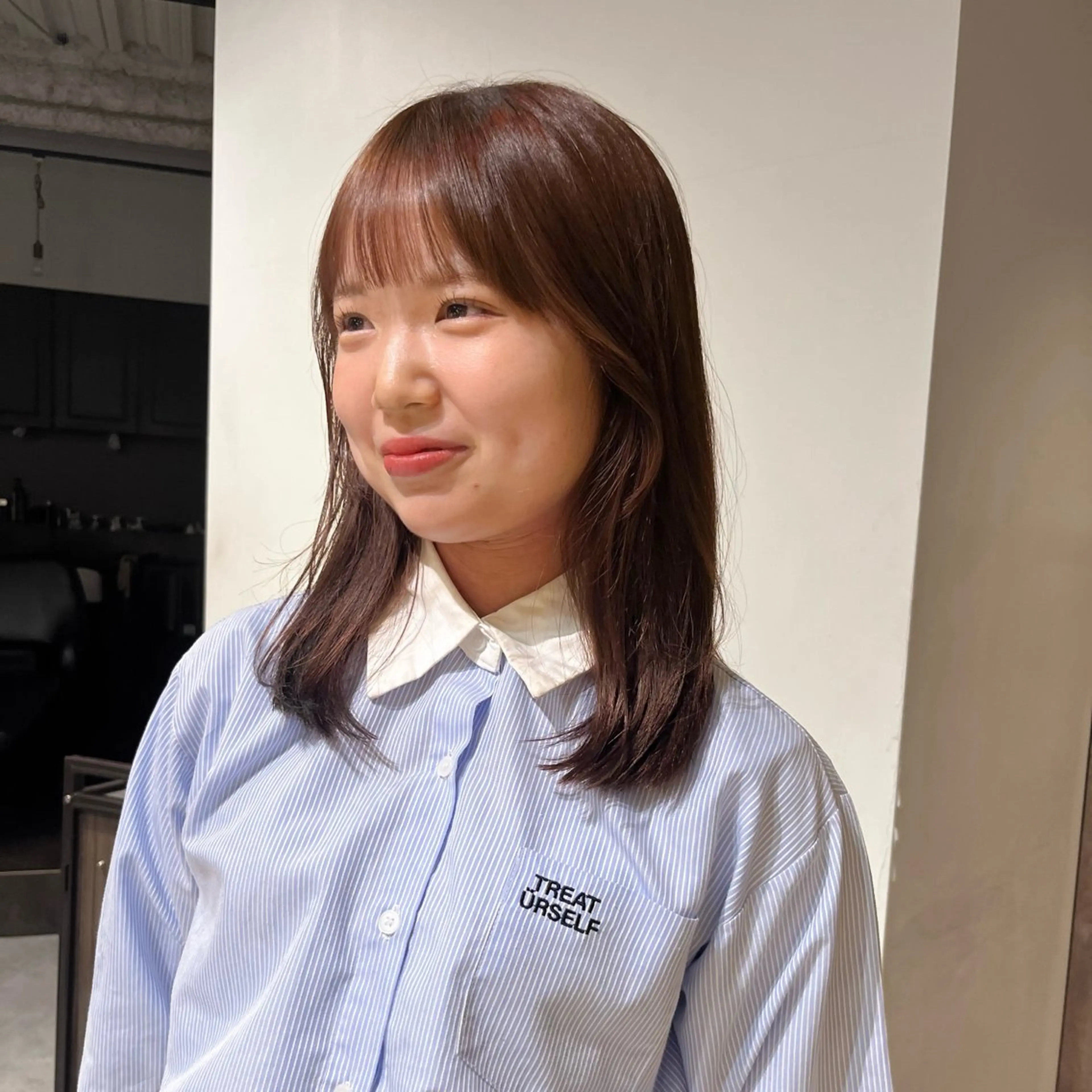 カラー ベージュカラー 透明感カラー ラベンダーカラー カット ヘアカラー 無料カットモデル募集 ／ueno aiのヘアスタイル