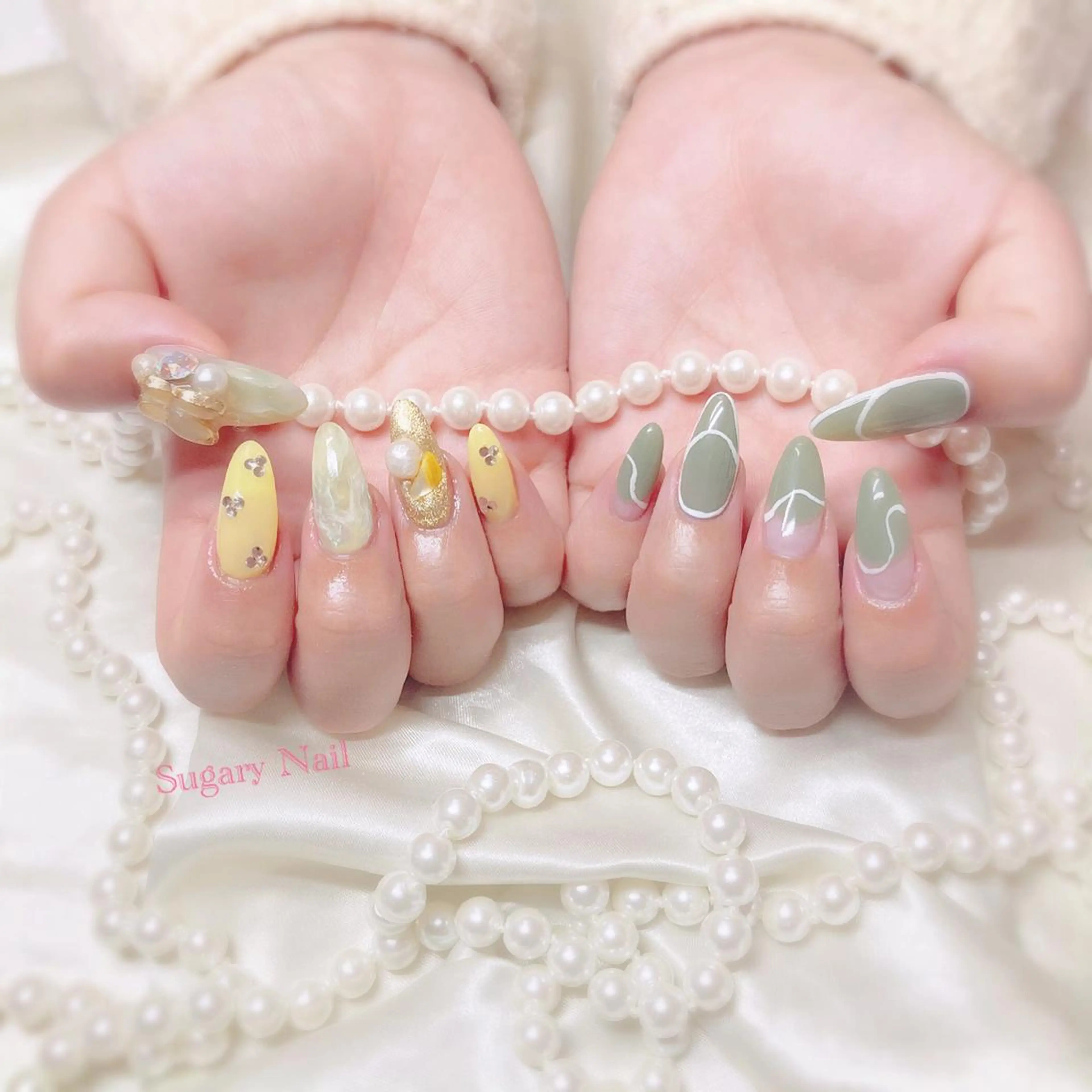 ネイル ハンドネイル SugaryNail Rinaのネイルデザイン