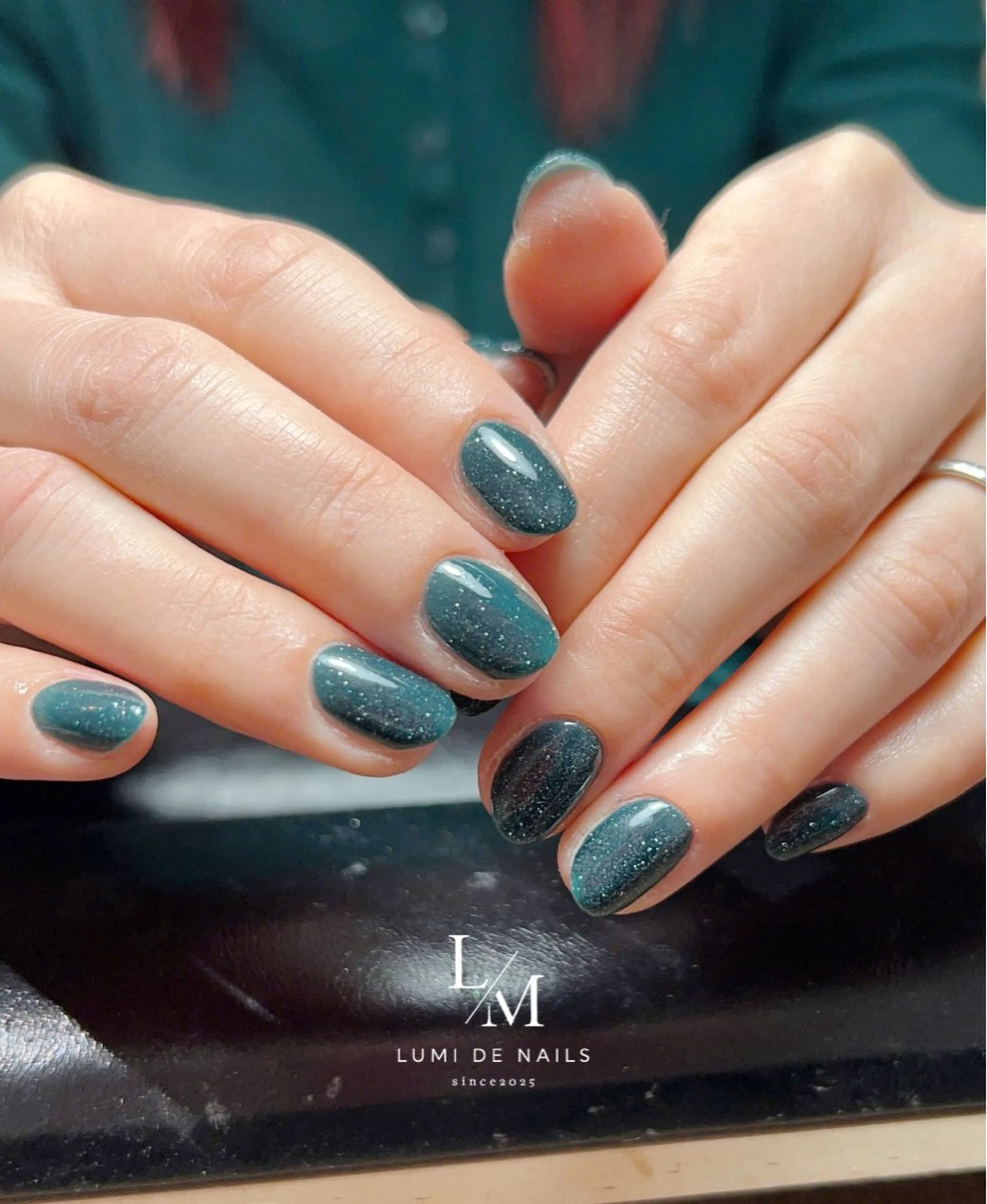 ネイル アートネイル フレンチネイル グラデーション 韓国ネイル ラメ(グリッター) ハンドネイル Lumi de nailsのネイルデザイン