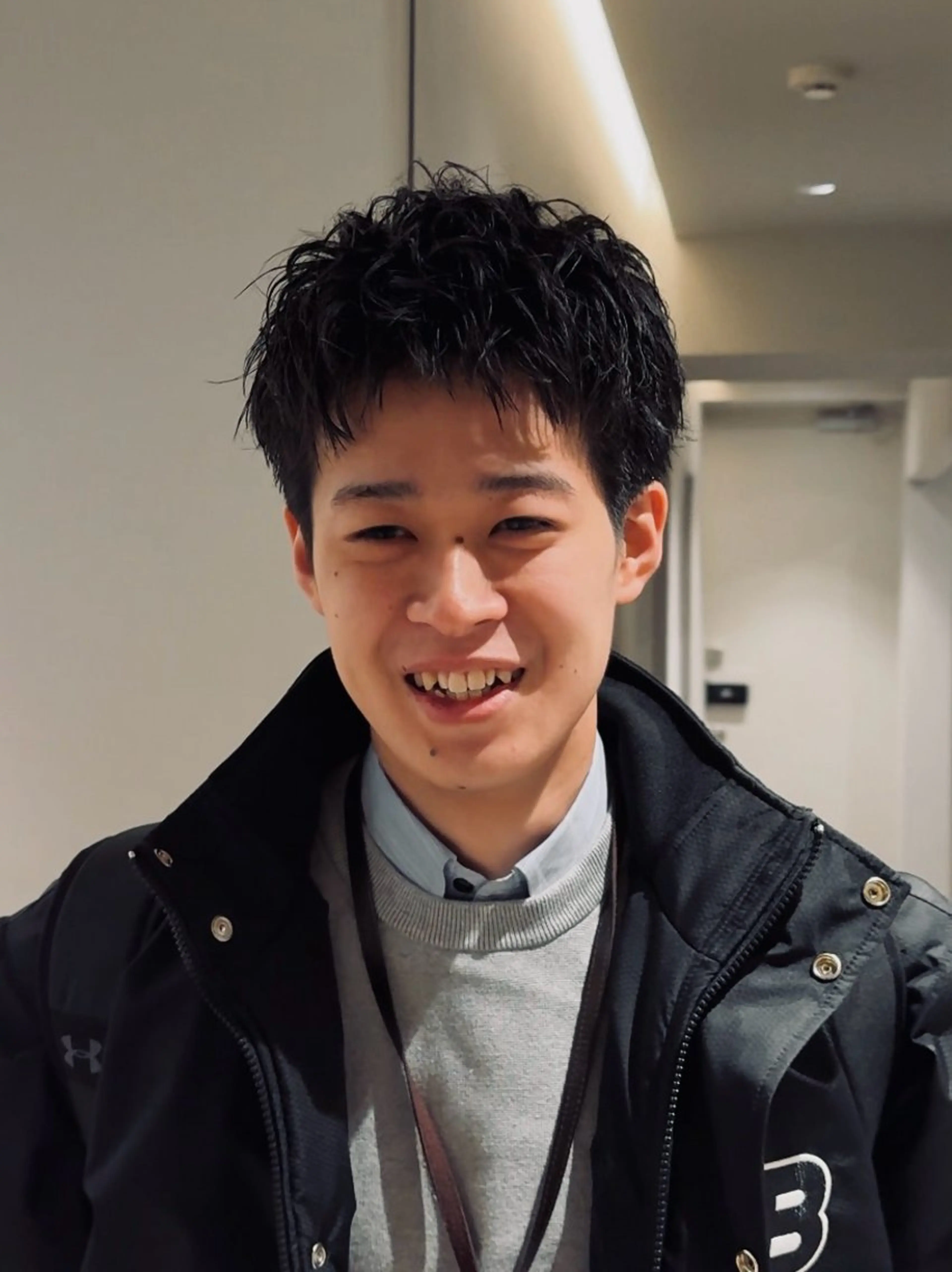 ショート パーマ メンズ メンズパーマ ショートヘア カット パーマ 丸山 航輝のヘアスタイル