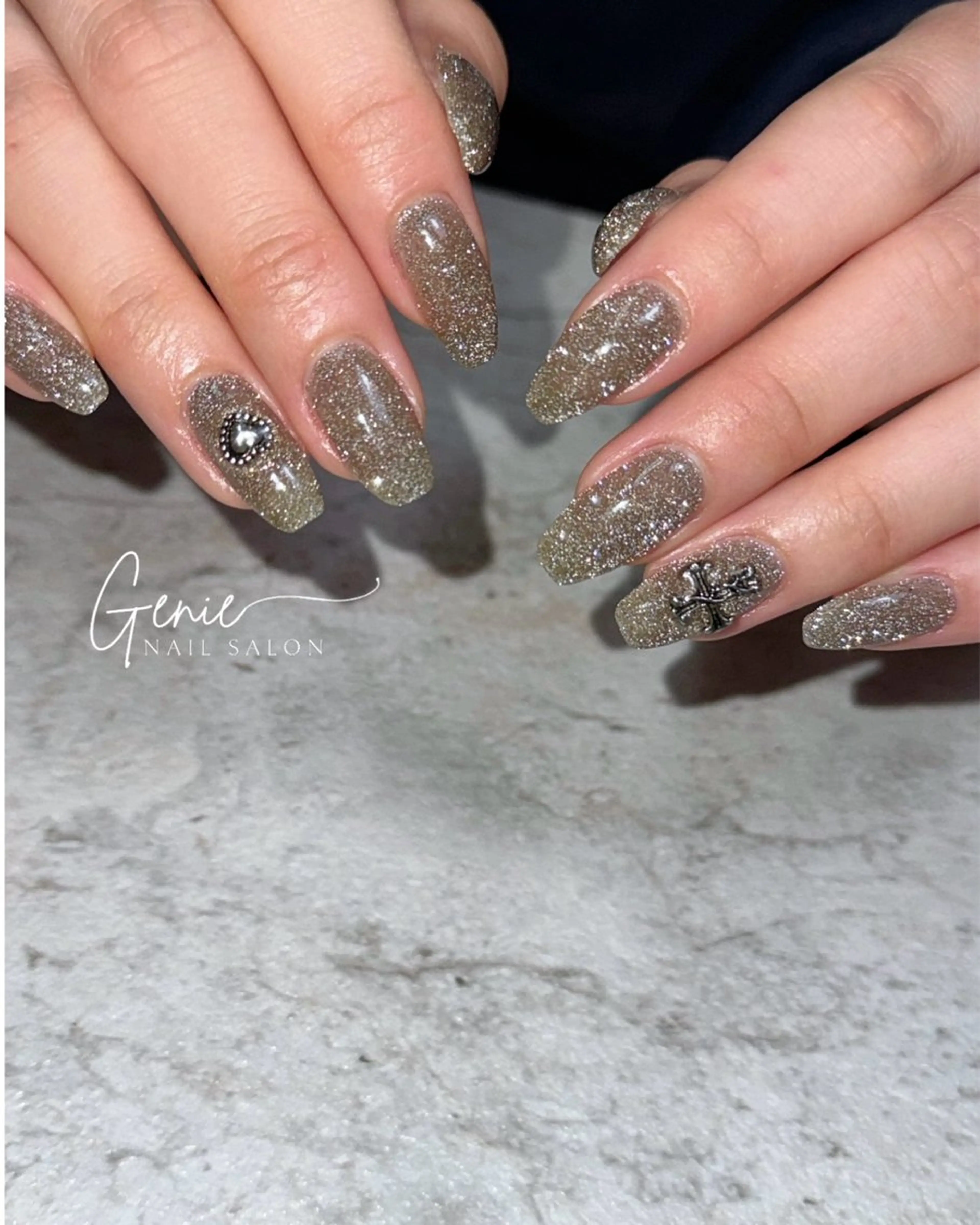 ネイル フラッシュネイル ハンドネイル Nail salon Genieのネイルデザイン