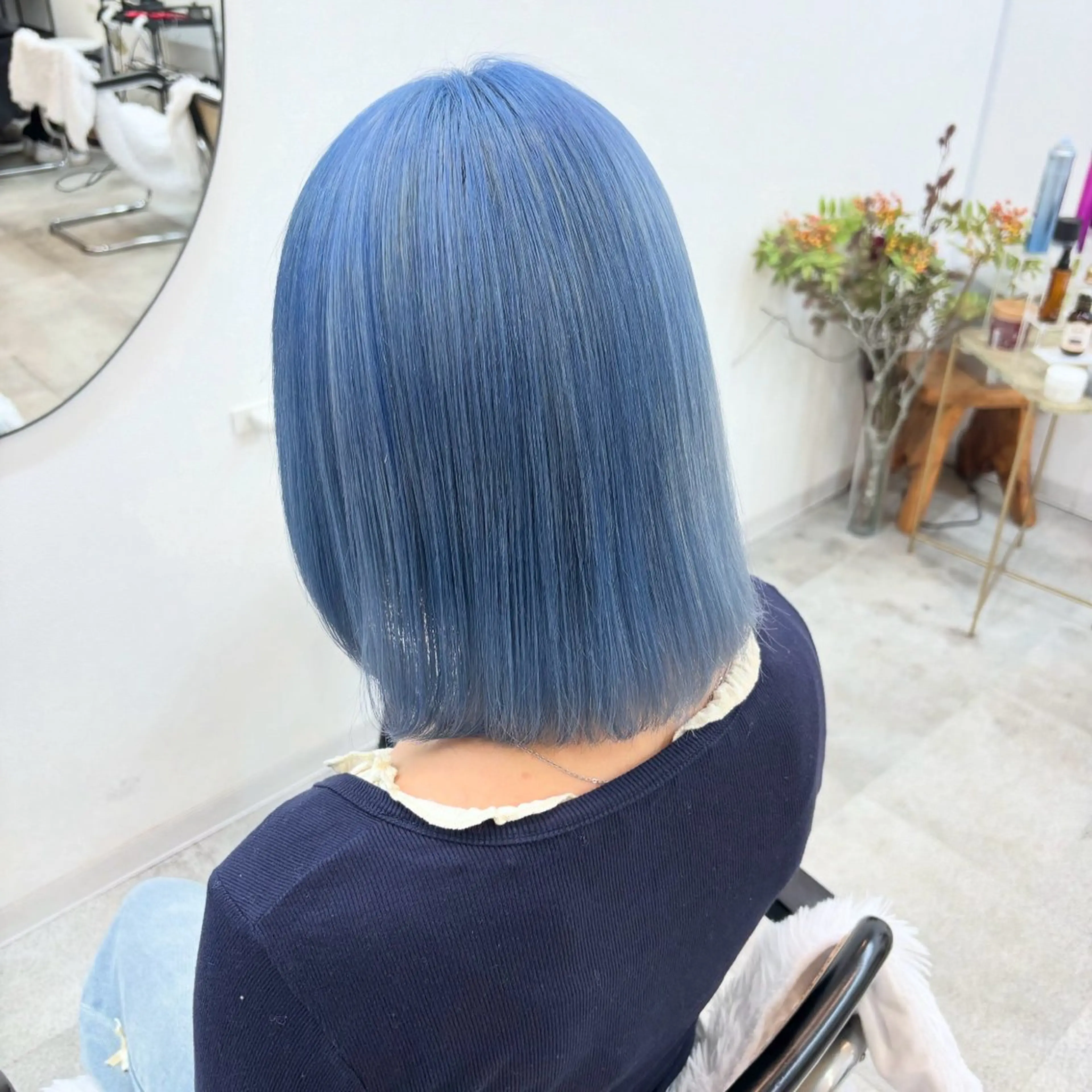 ミディアム カラー ブリーチ ヘアカラー トリートメント ヘアセット 渋谷🩶ハイトーン 🩶FUMUのヘアスタイル