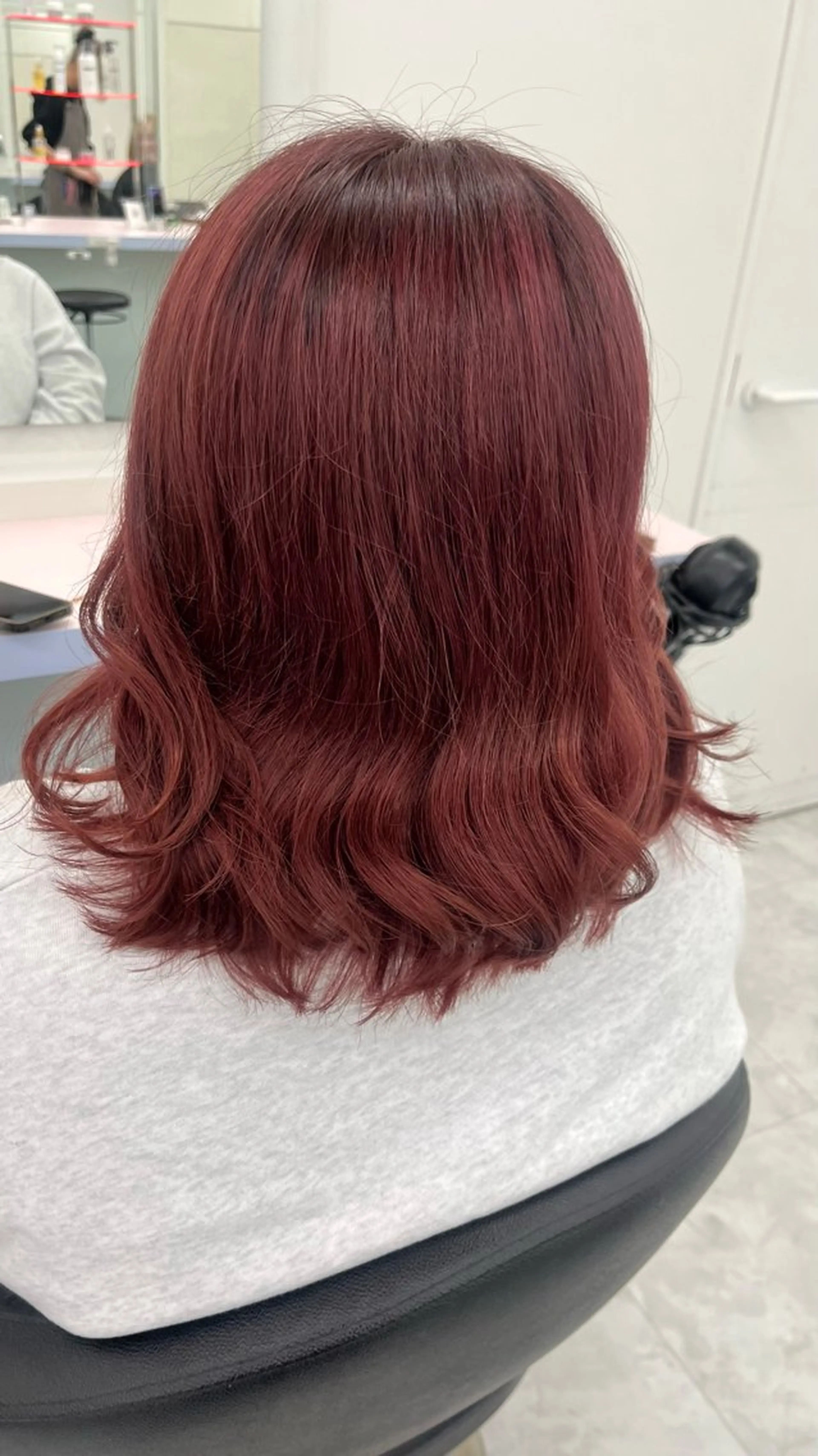 ミディアム 🎀暖色カラー🎀 SAAKA🍤のヘアスタイル