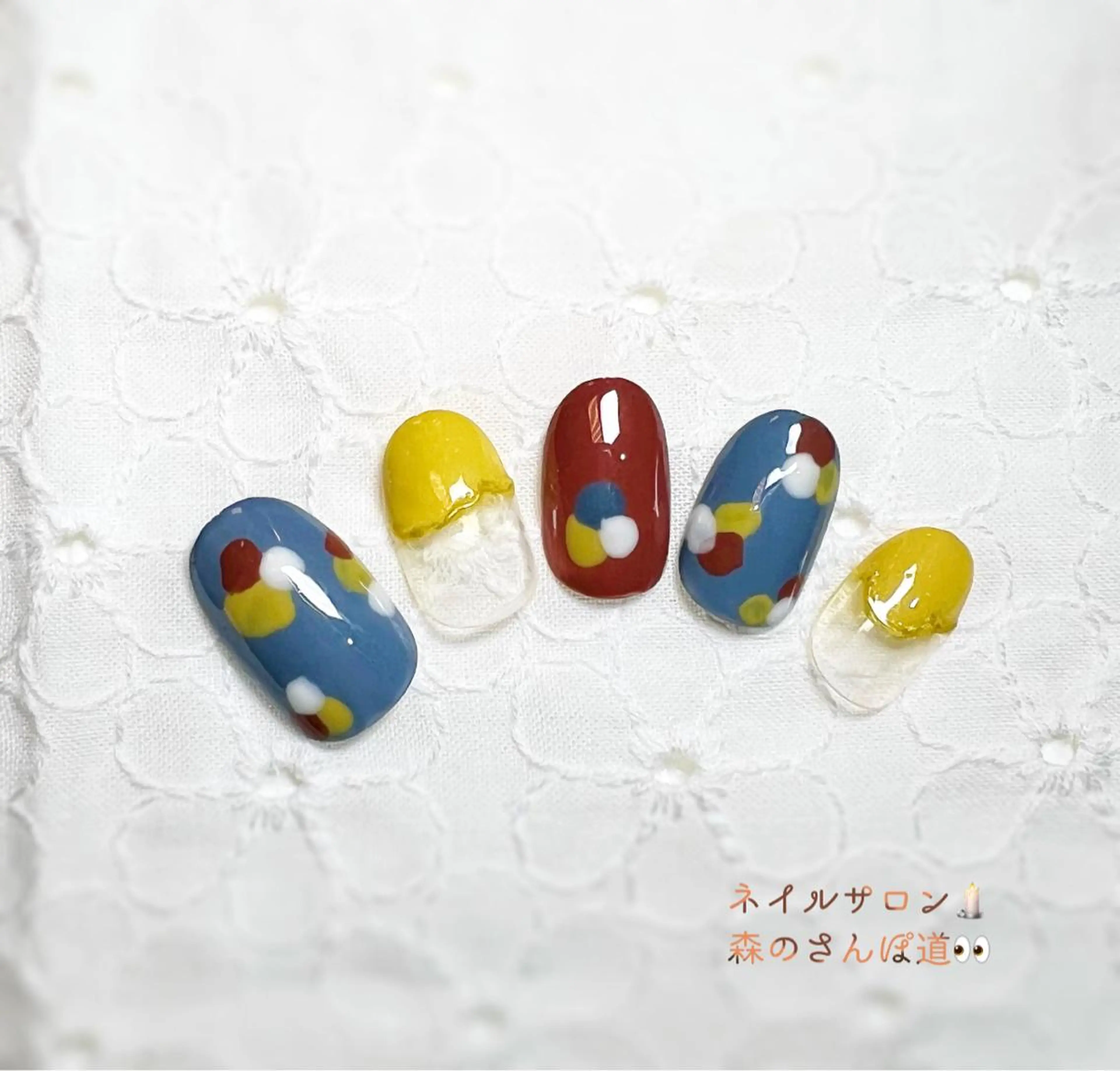 ネイル ハンドネイル 森のさんぽ道所属・ショートネイル 森のさんぽ道のネイルデザイン