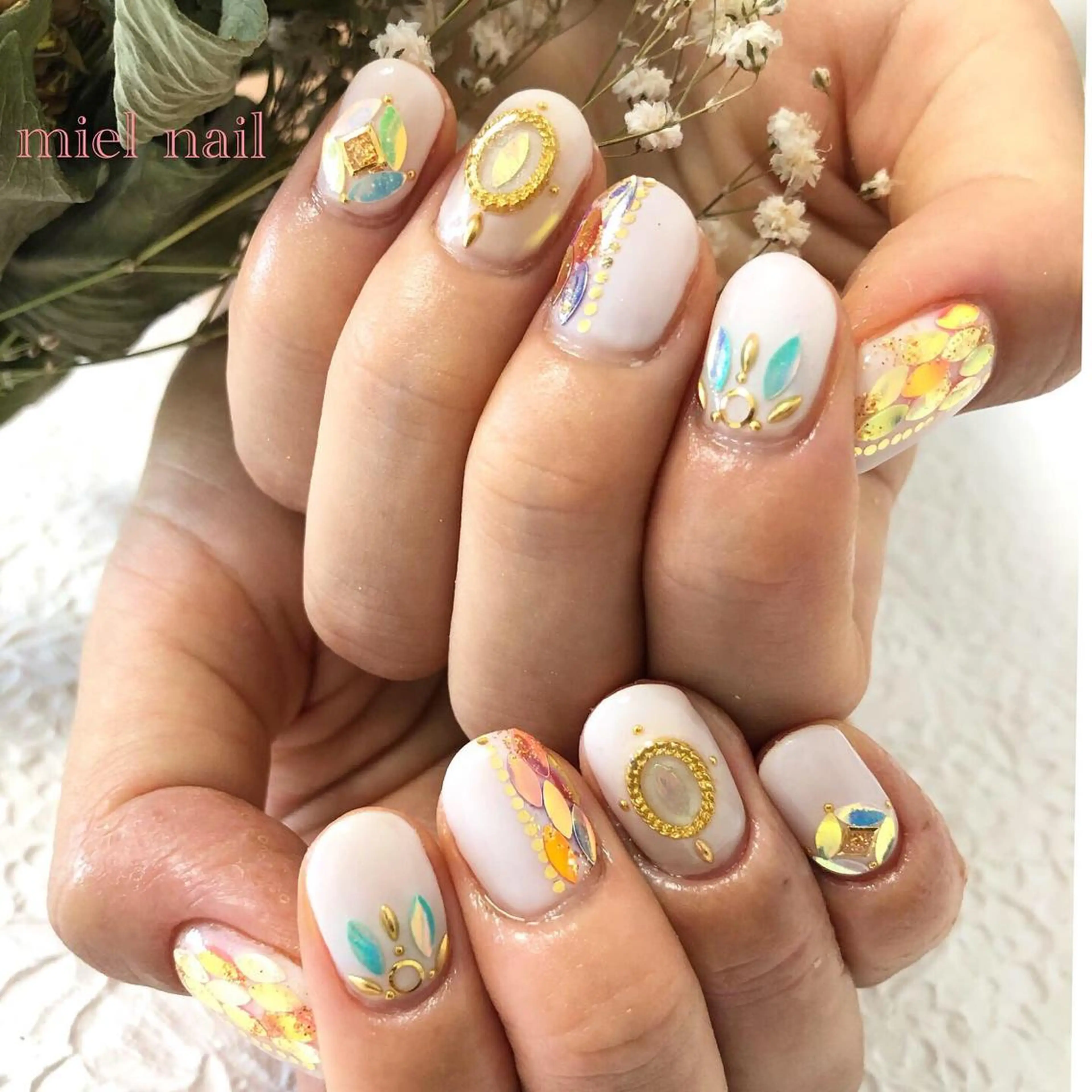 ネイル miel nailのネイルデザイン