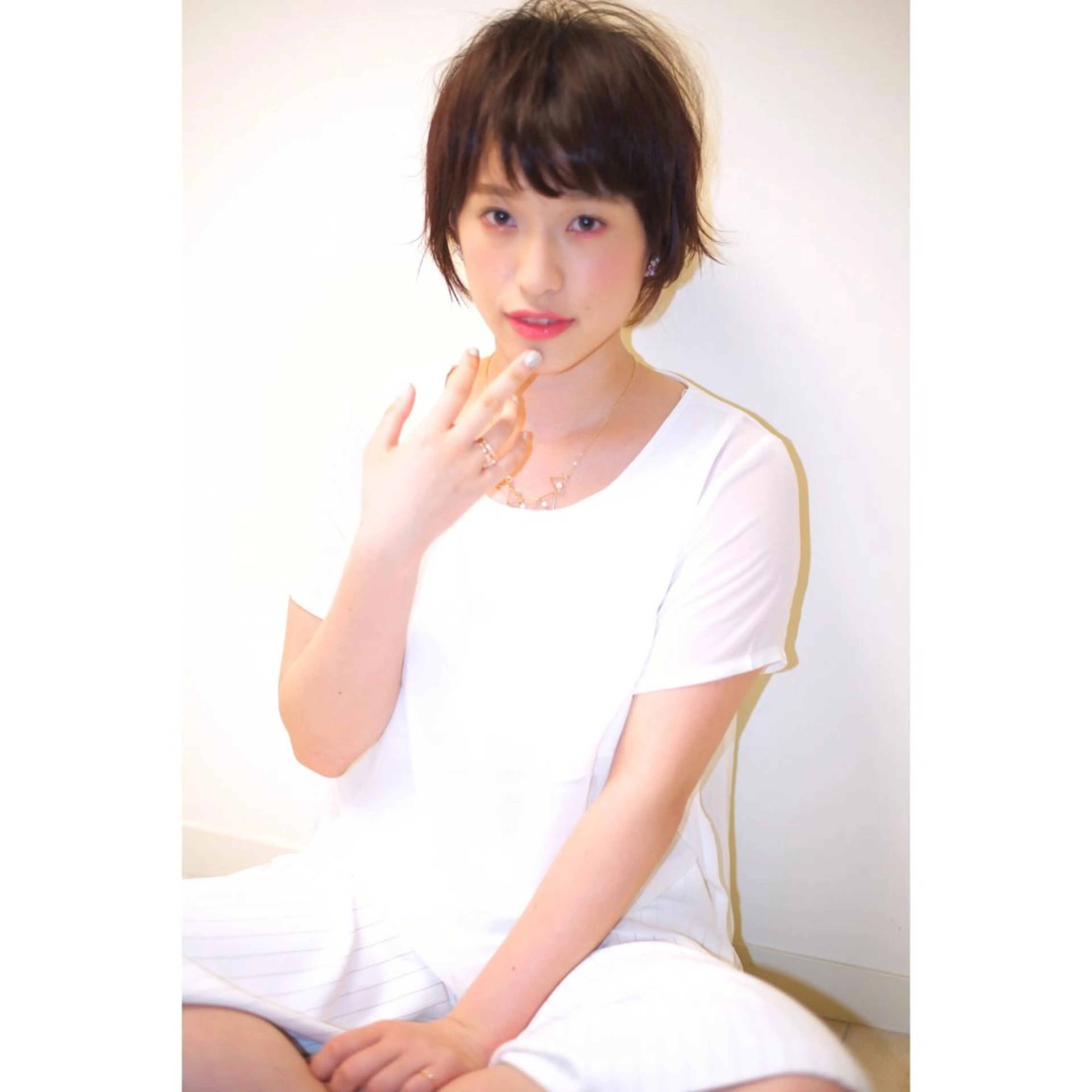 ショート パーマ 【白髪ぼかし 専門GBG】自由が丘のヘアスタイル