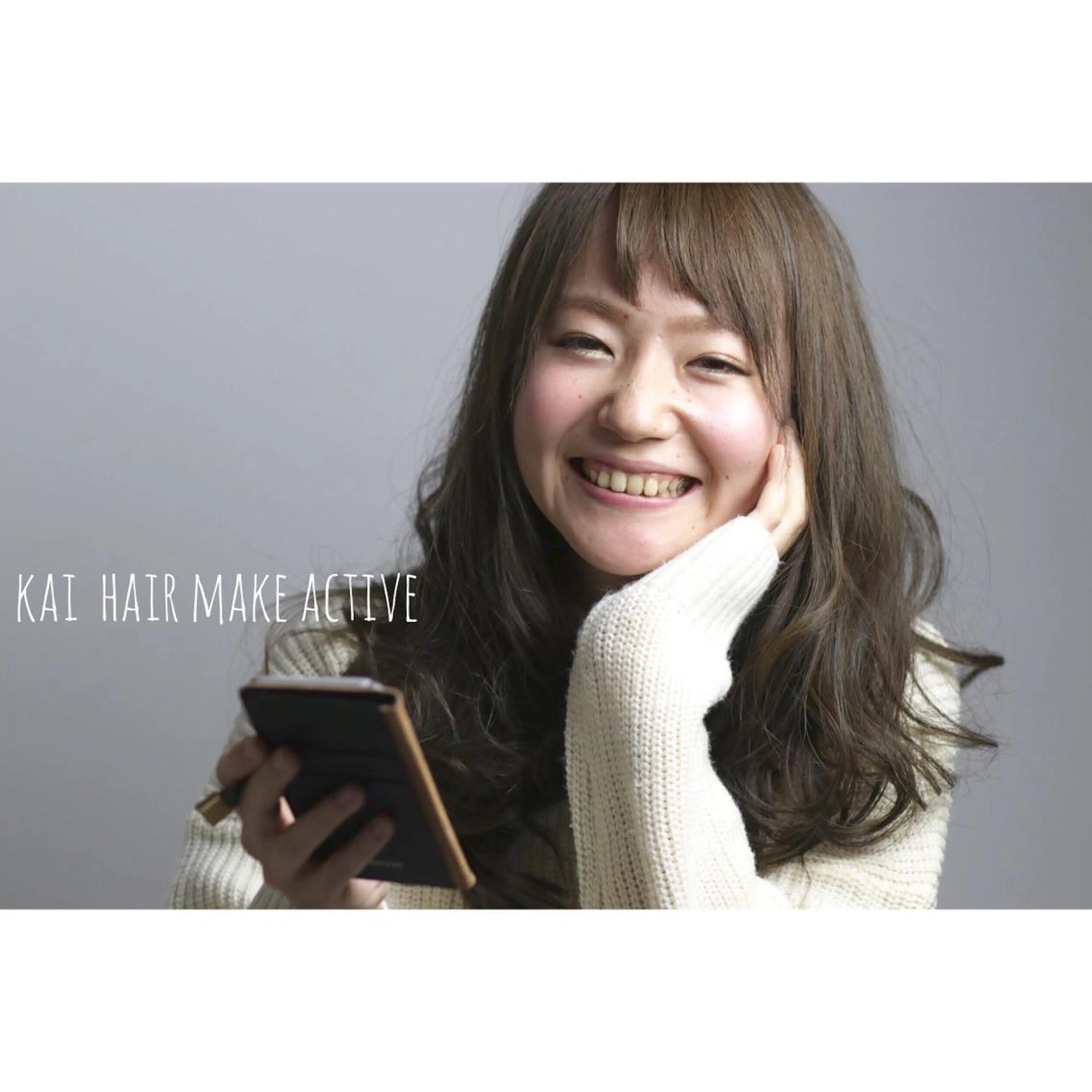 セミロング カラー ハイトーンカラー ネイビーカラー 坂東 秀幸のヘアスタイル