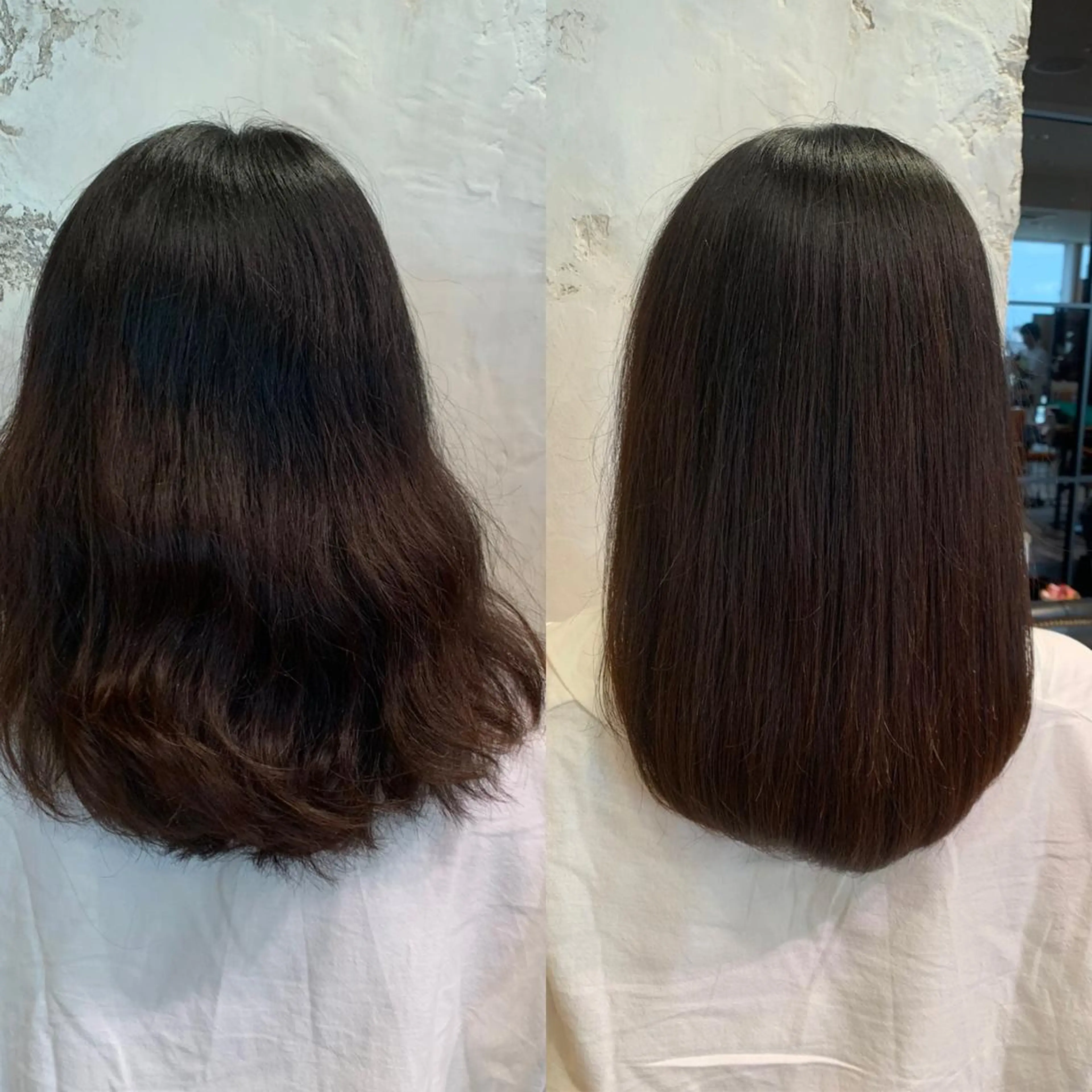 ミディアム カラー パーマ ヘアアレンジ イルミナカラー 髪質改善 縮毛矯正 トリートメント ストレートパーマ 日本一の小顔カット/ ボブ/顔周り/韓国のヘアスタイル