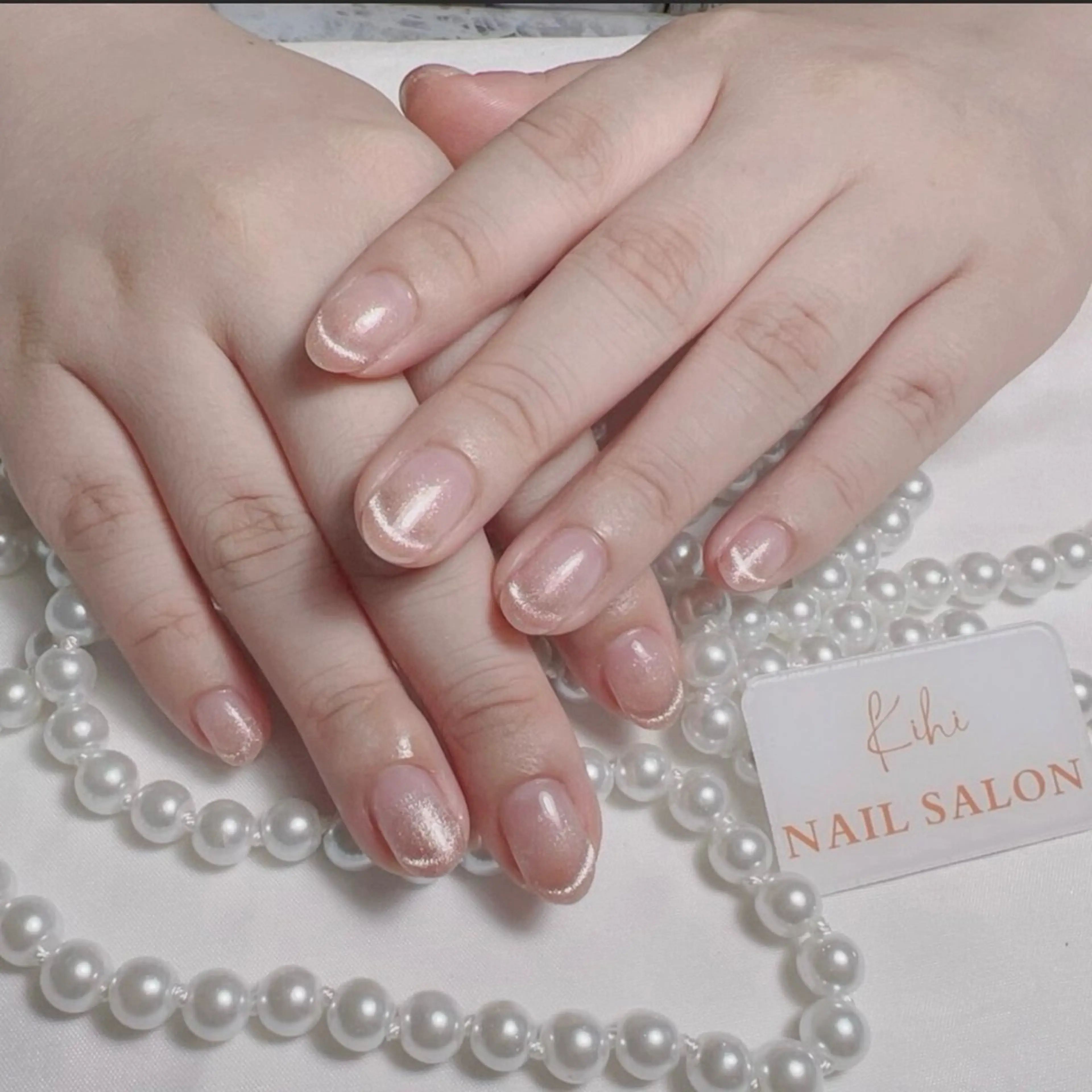 ネイル アートネイル フレンチネイル ジェルネイル グラデーション 韓国ネイル ハンドネイル 💕鈴木ユリ パラジェル/オフ無料のネイルデザイン