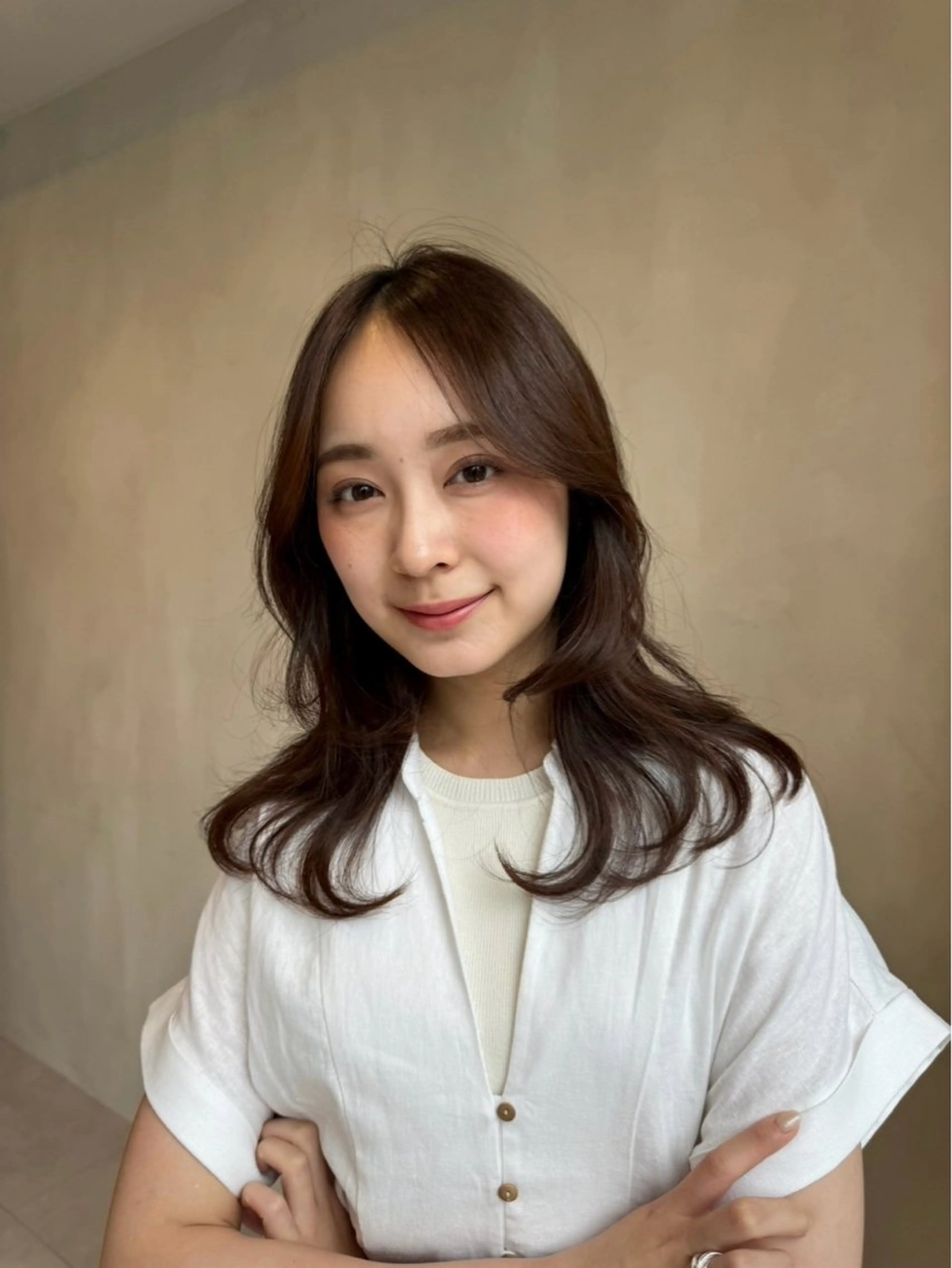 🌫️🌟👩🏻‍🦱カット➕パーマ👩🏻‍🦱🌟🌫️の写真