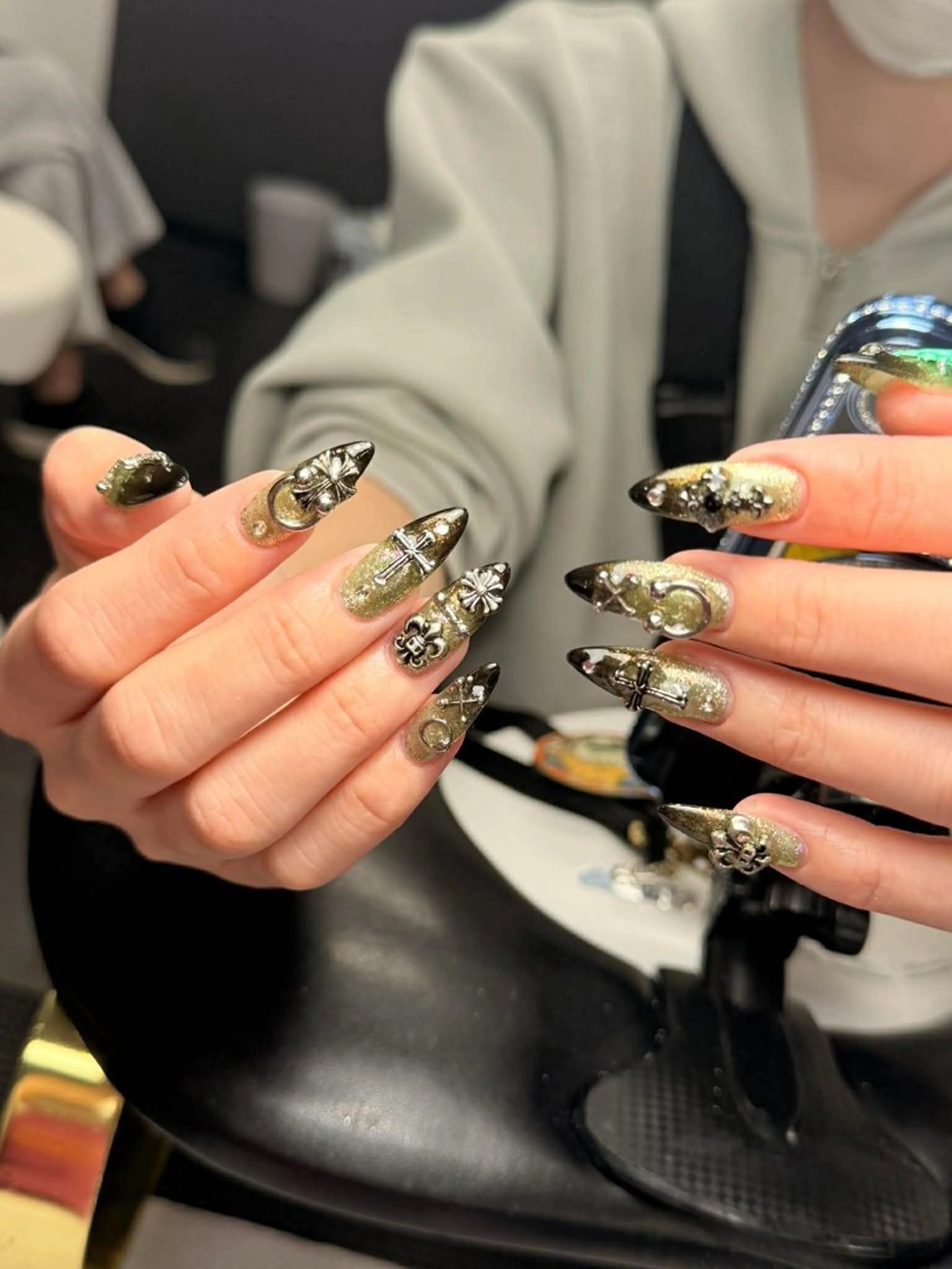 ネイル アートネイル フレンチネイル ジェルネイル 持ち込み ニュアンスネイル ハンドネイル ANA.CHUO 本川越店舗のネイルデザイン