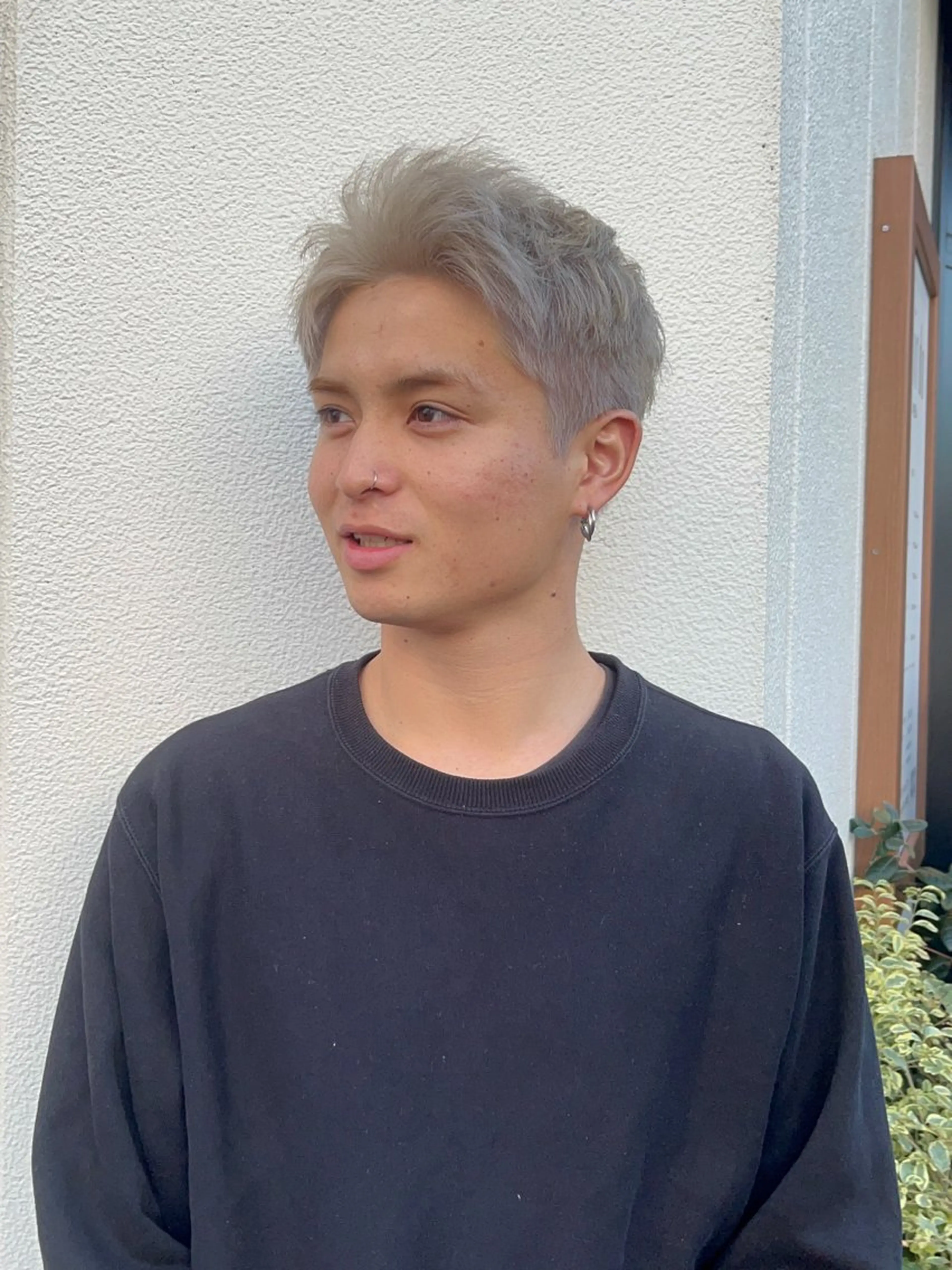 メンズ メンズブリーチ 山本 梨華のヘアスタイル