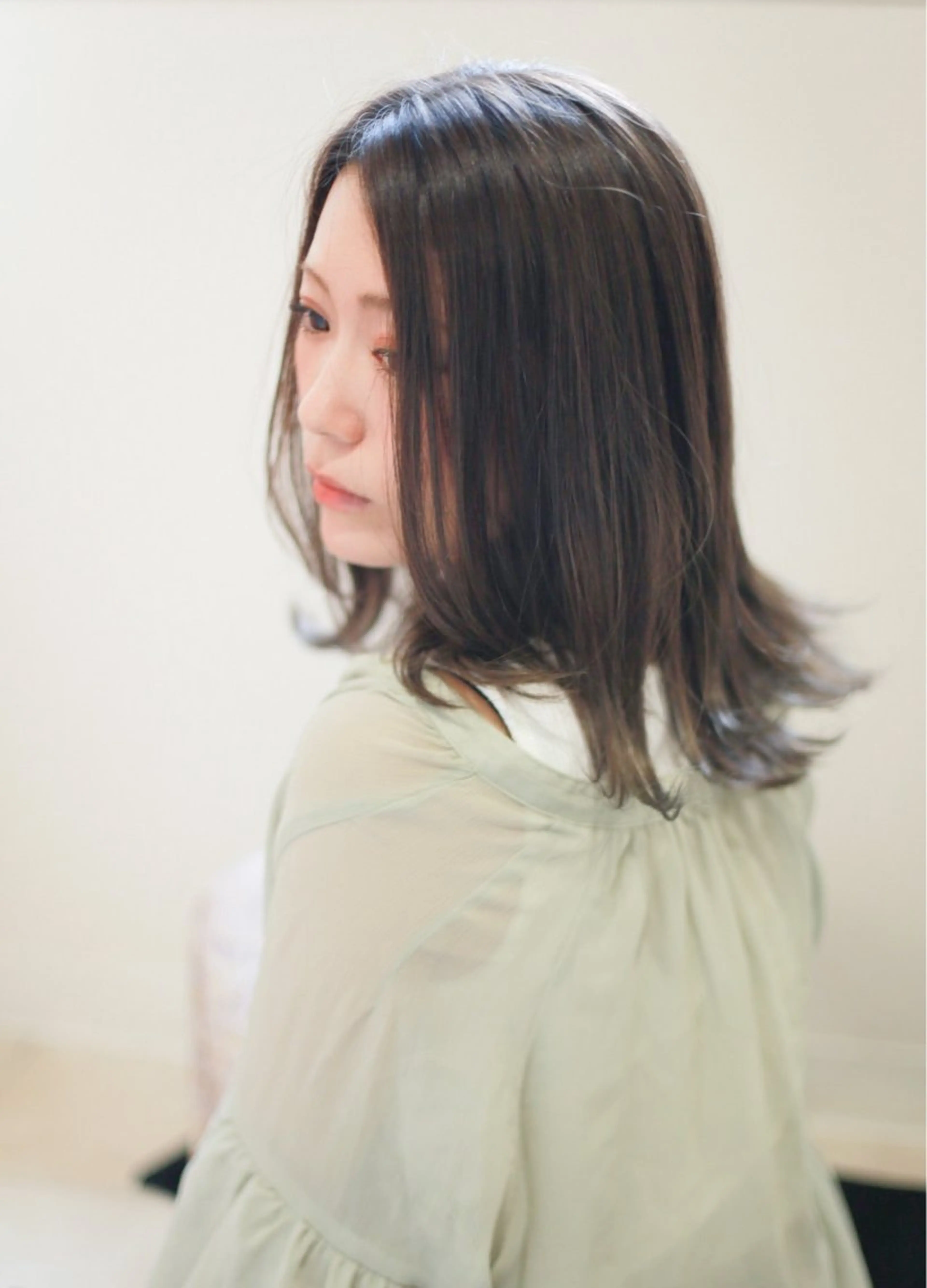 セミロング 【ショート/ボブ 丸みショート】深萱のヘアスタイル