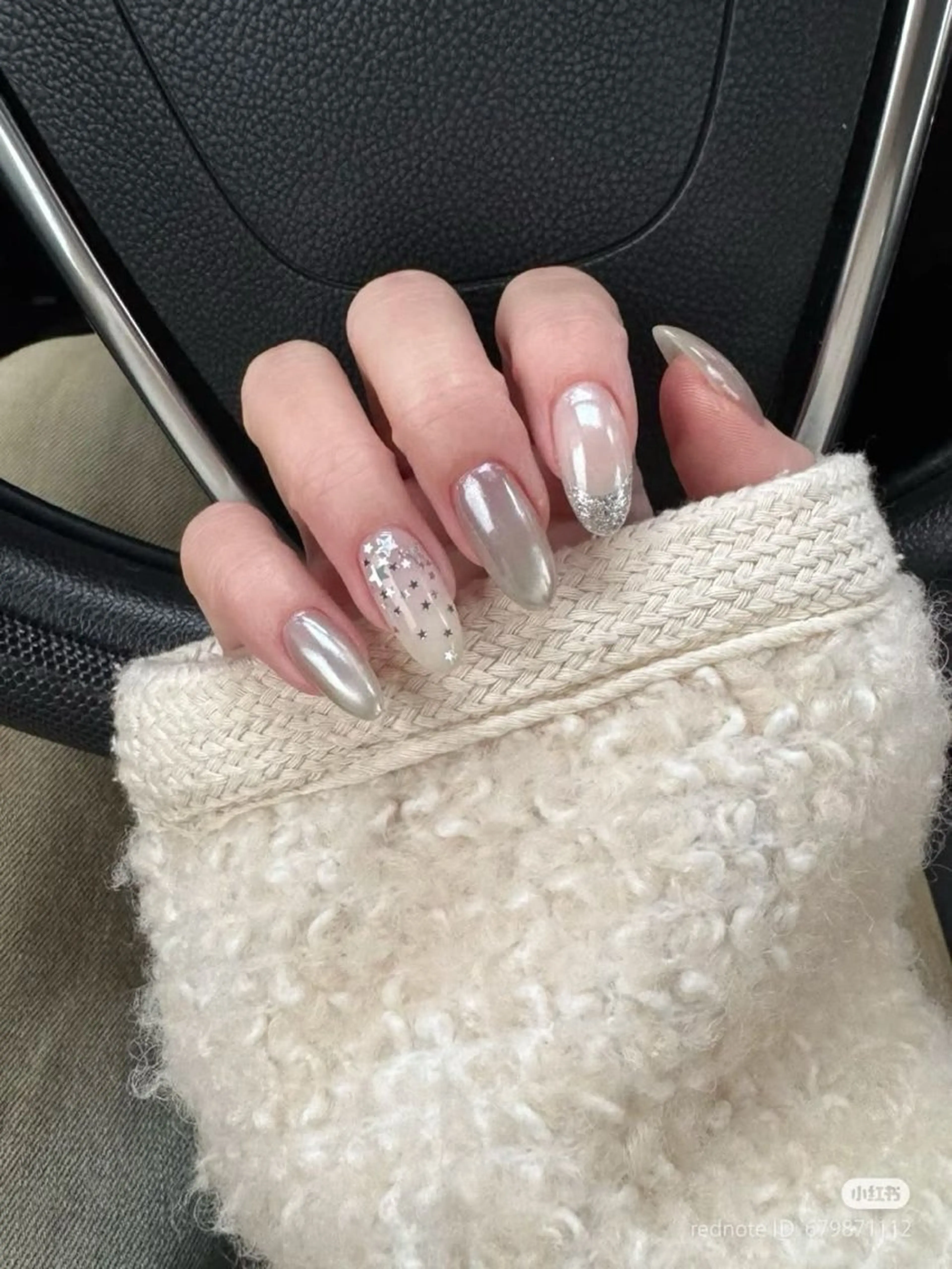 💅🏻オフなし長さ出しマグネットネイルの写真