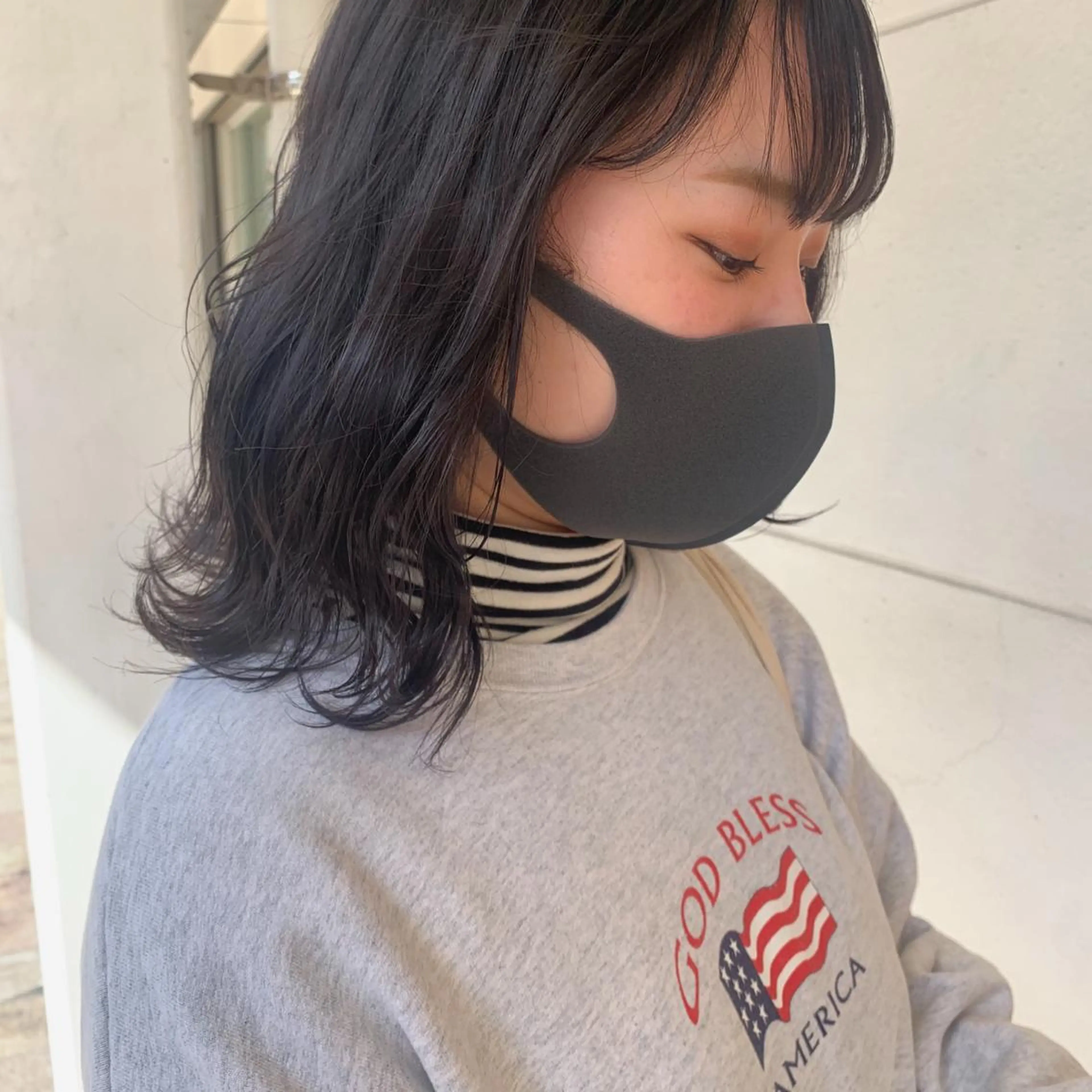 ミディアム カラー アッシュ ブリーチ ダークアッシュ ヘアカラー m ā l o.🌷 サカモトマイコのヘアスタイル