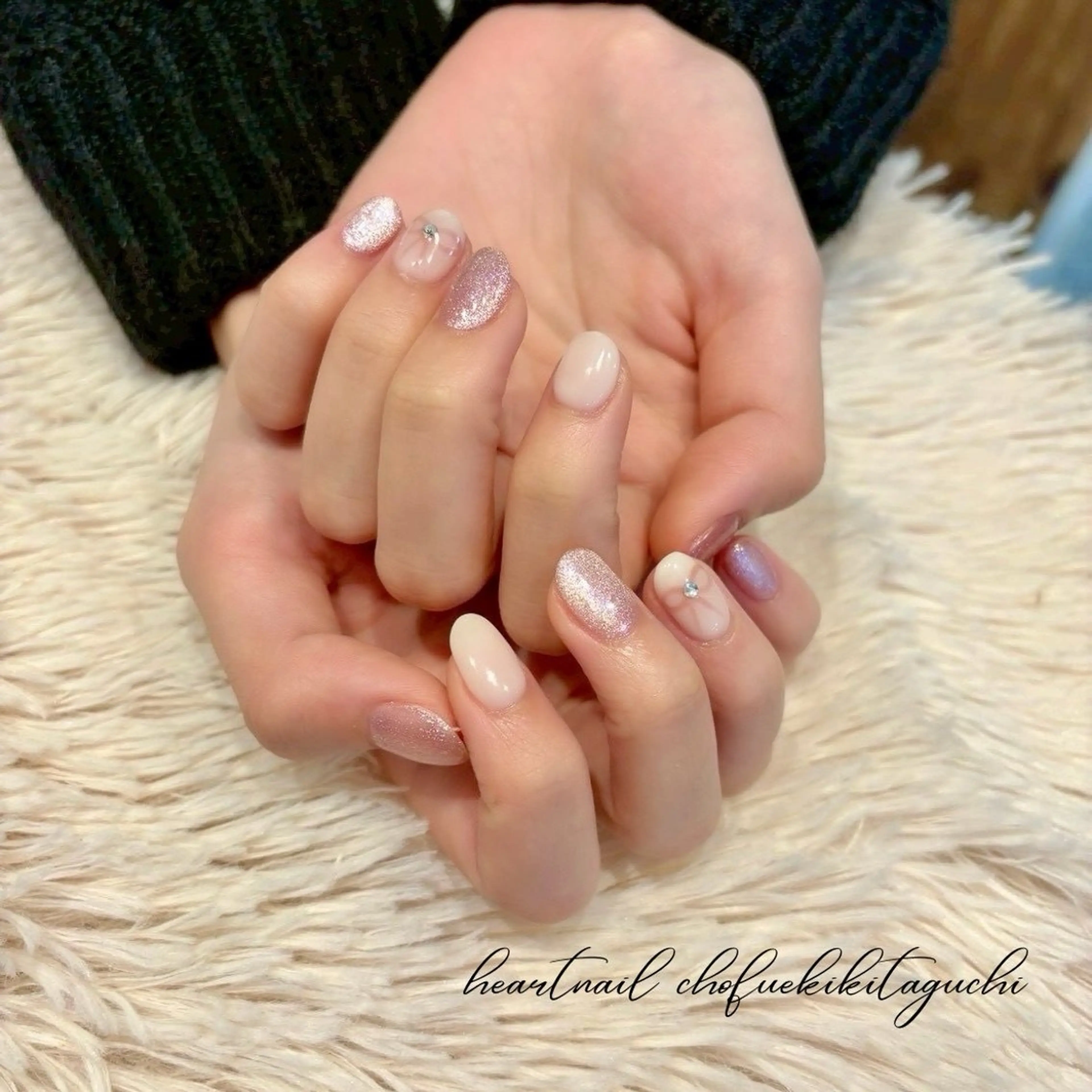 ネイル ハンドネイル 💎Heart Nail💎のネイルデザイン
